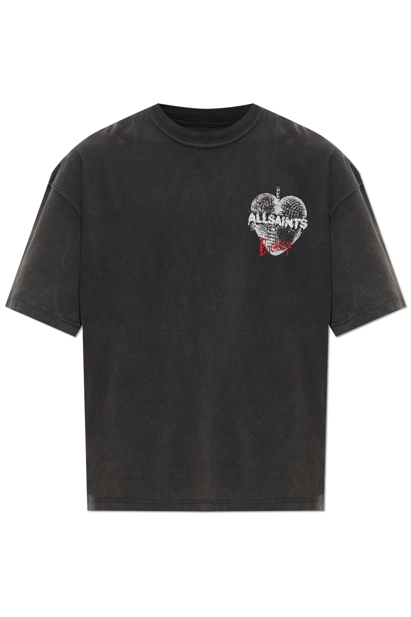 AllSaints T-shirt `Reflect`, Mężczyźni, Czarny