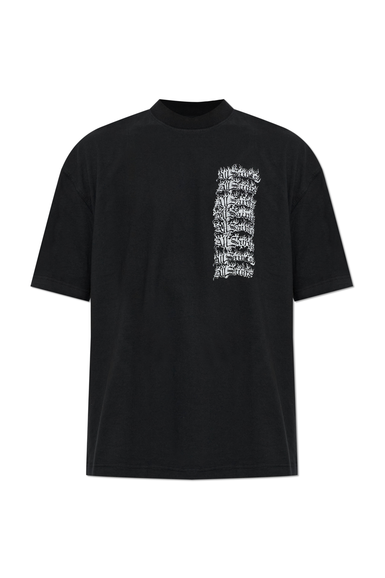 AllSaints T-shirt ‘Repeat’, Mężczyźni, Czarny