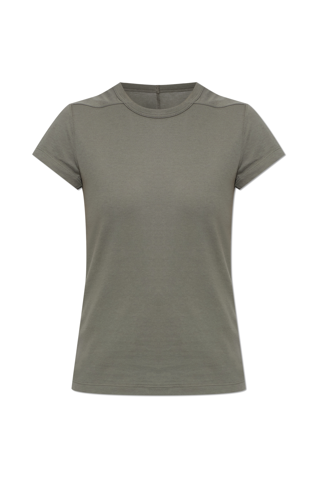 Rick Owens T-shirt Z Okrągłym Dekoltem, Kobiety, Szary