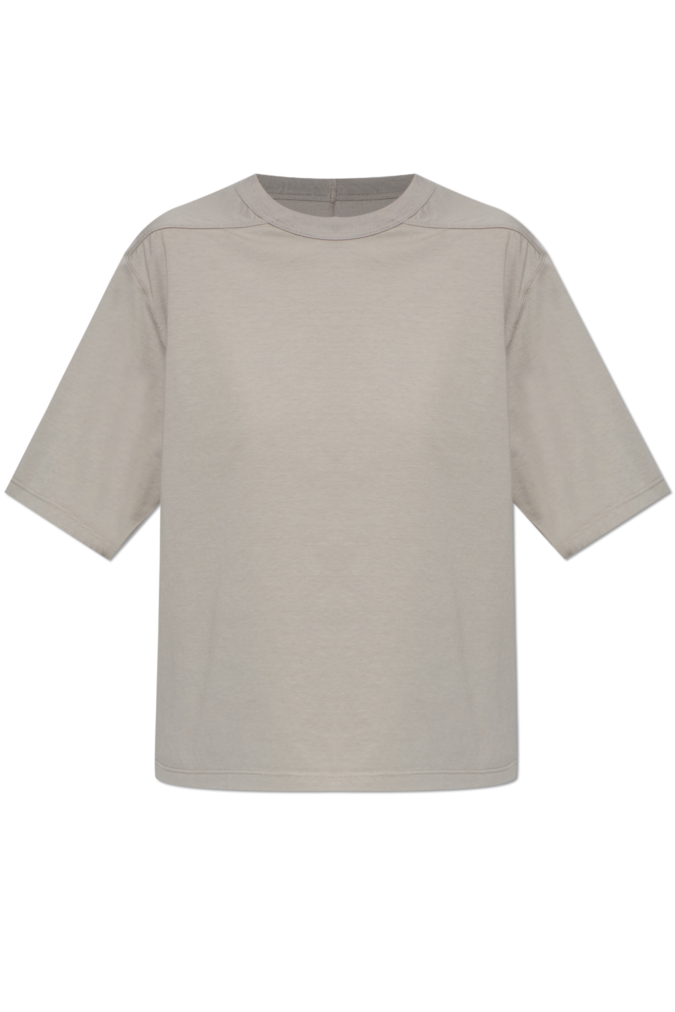 Rick Owens T-shirt Z Okrągłym Dekoltem, Kobiety, Szary
