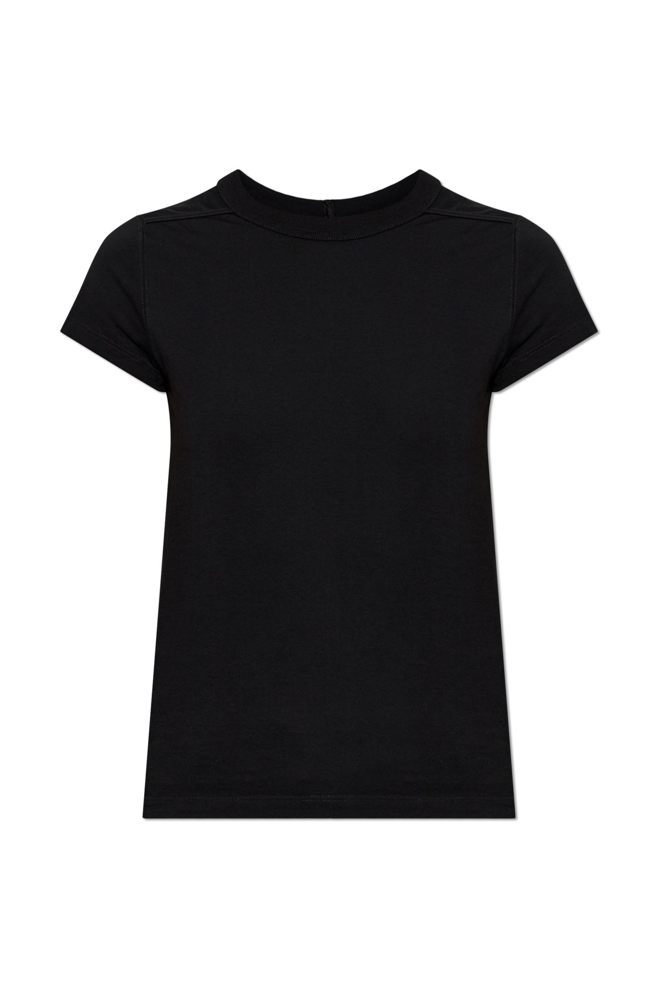 Rick Owens Bawełniany T-shirt, Kobiety, Czarny