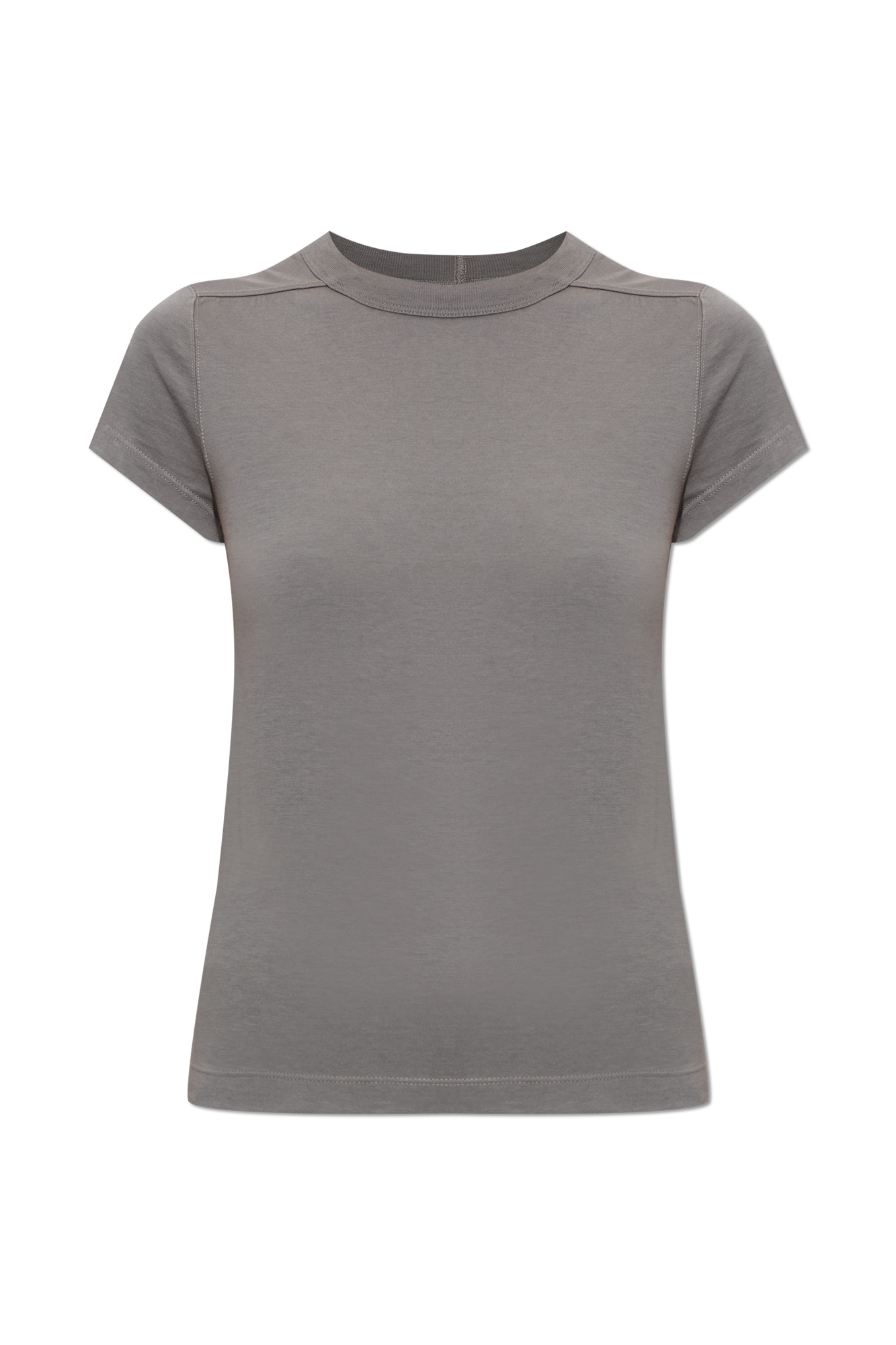 Rick Owens T-shirt Z Okrągłym Dekoltem, Kobiety, Szary