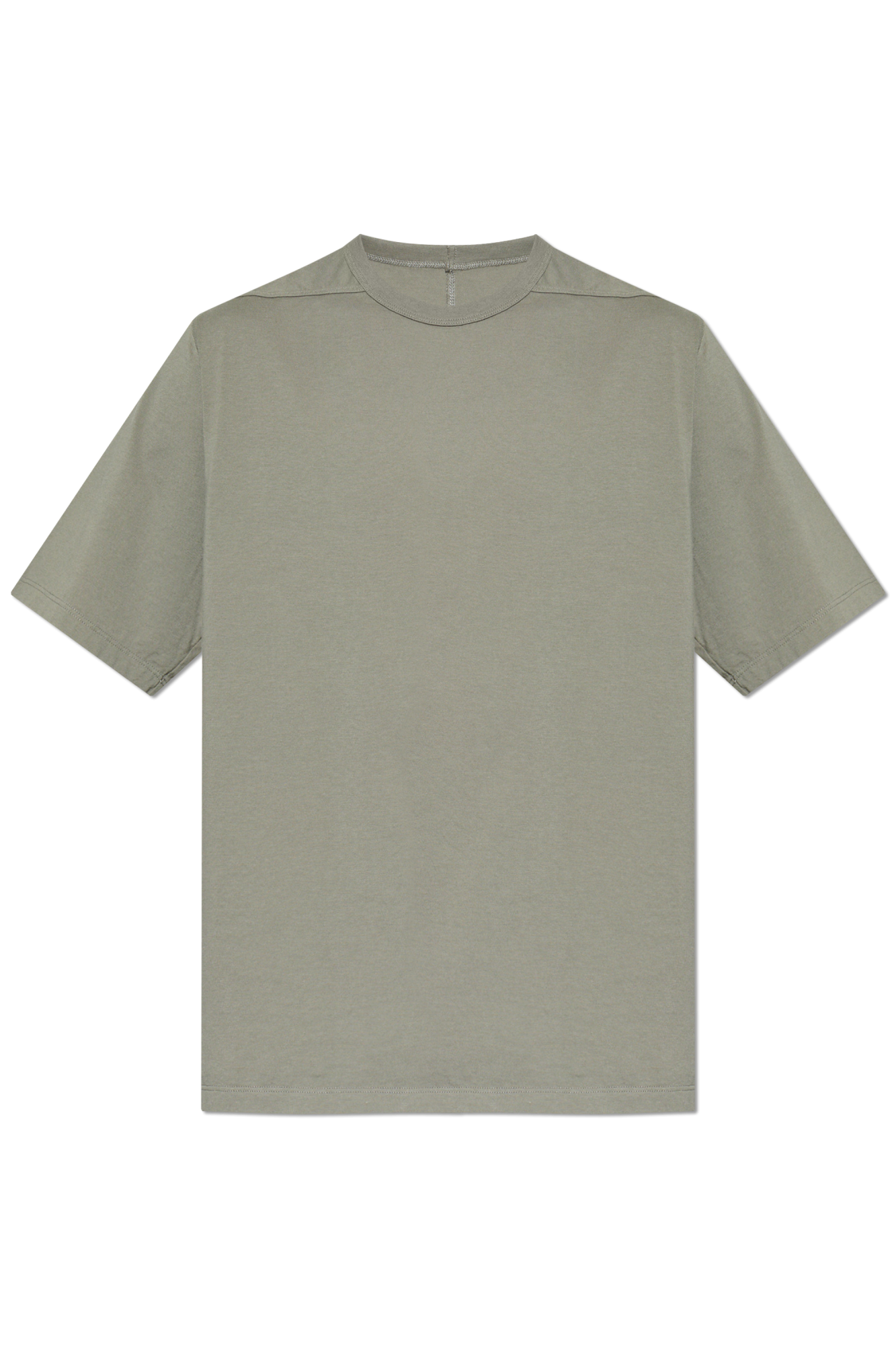 Rick Owens T-shirt Z Okrągłym Dekoltem, Mężczyźni, Zielony