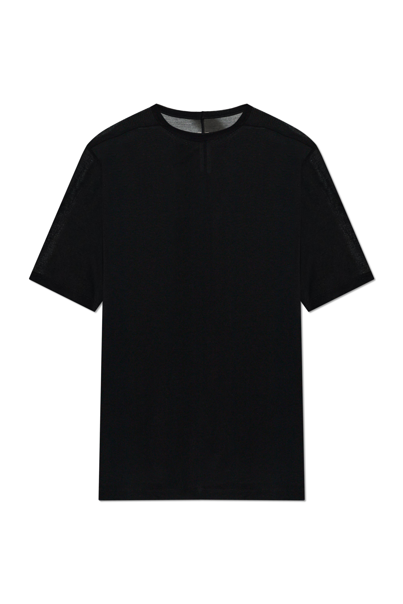 Rick Owens T-shirt Z Okrągłym Dekoltem, Mężczyźni, Czarny