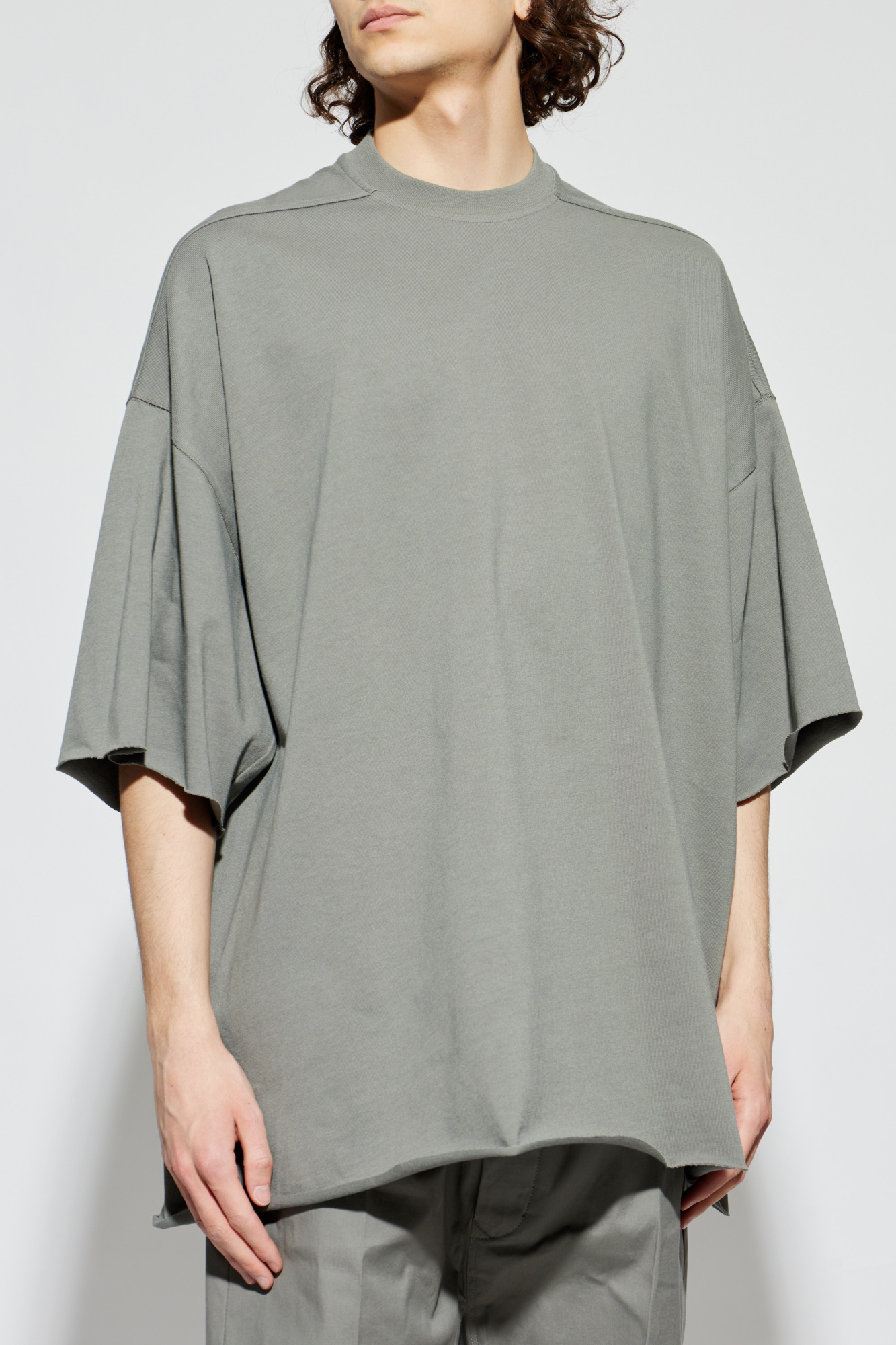 Rick Owens T-shirt Typu ‘oversize‘, Mężczyźni, Szary