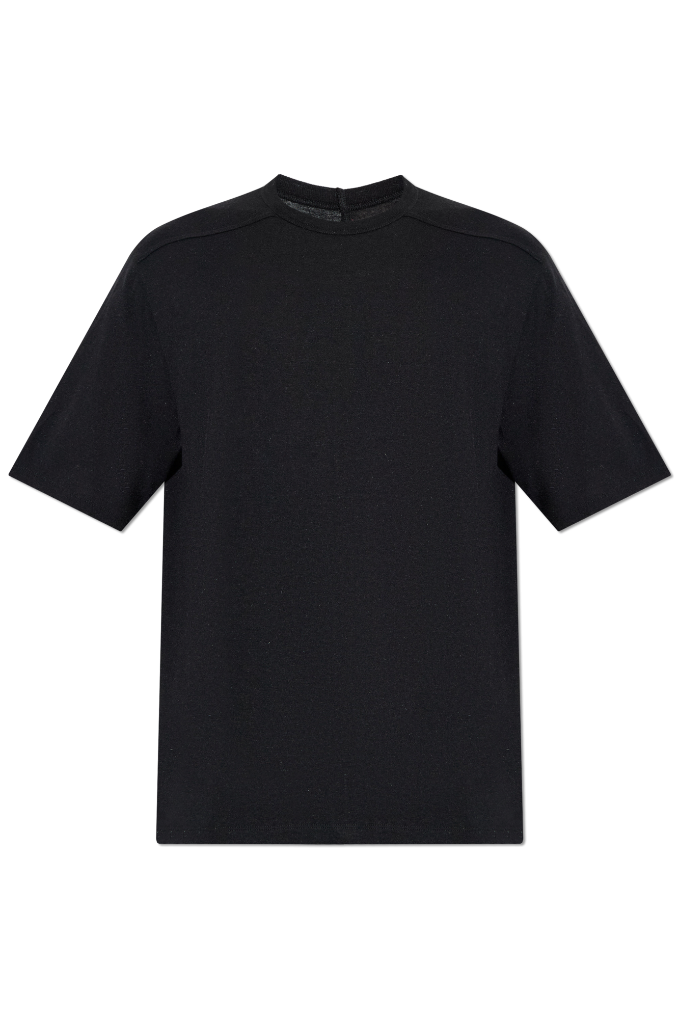 Rick Owens T-shirt Z Okrągłym Dekoltem, Mężczyźni, Czarny