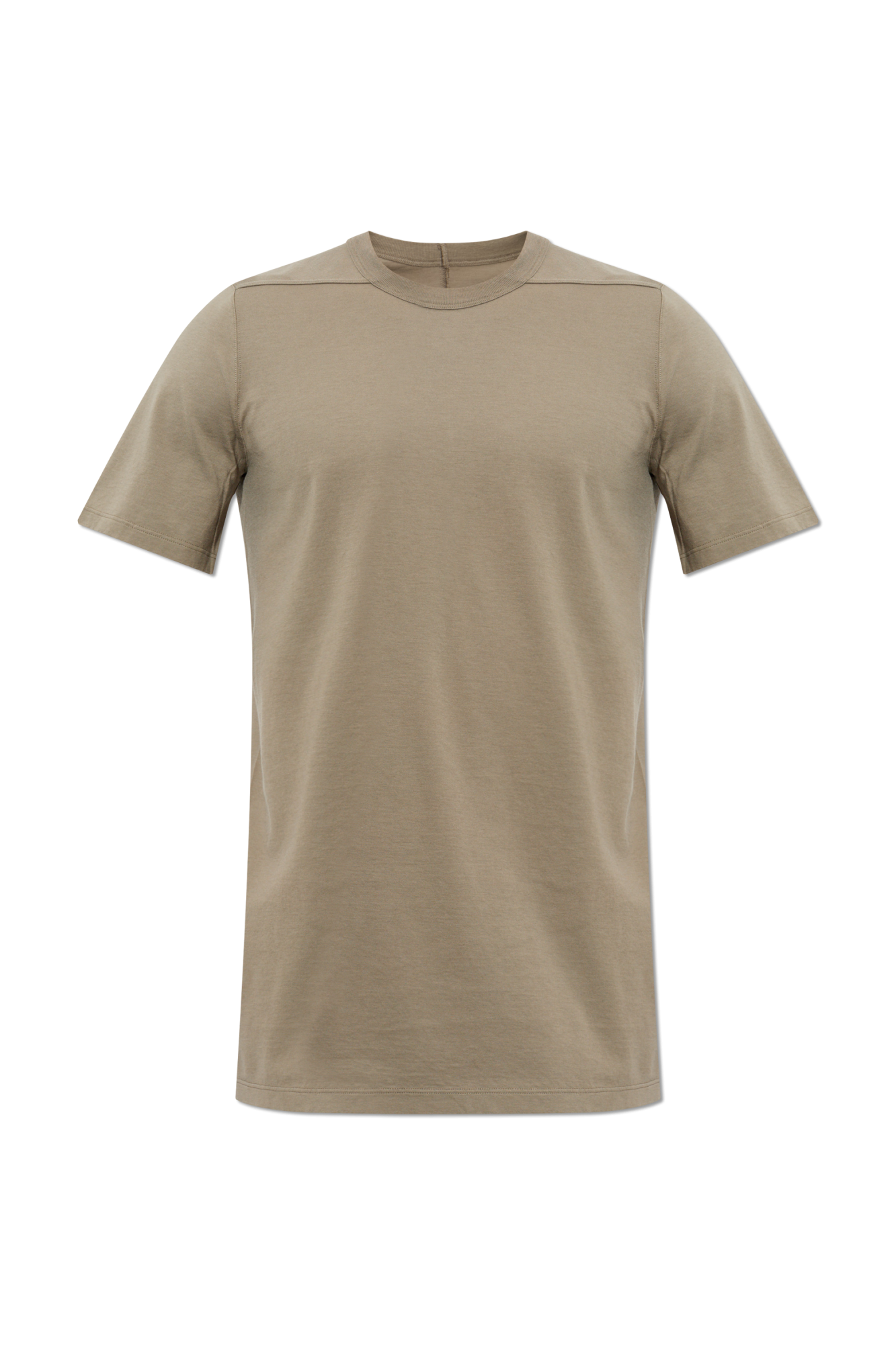 Rick Owens T-shirt Z Okrągłym Dekoltem, Mężczyźni, Zielony