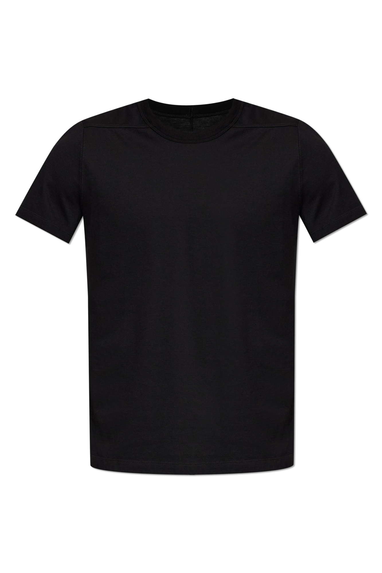 Rick Owens Bawełniany T-shirt, Mężczyźni, Czarny
