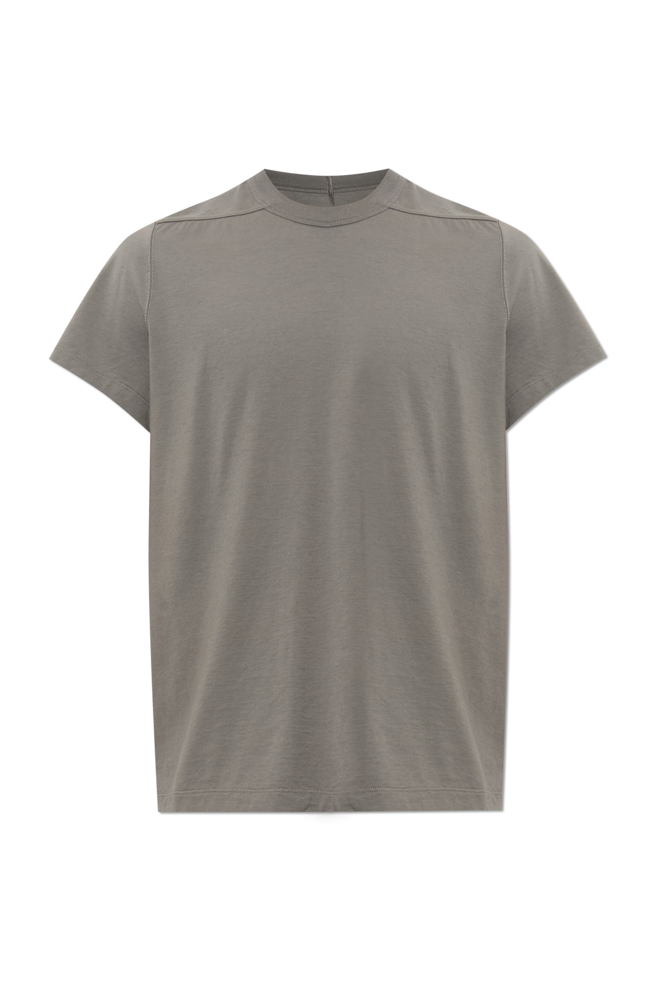 Rick Owens T-shirt Z Okrągłym Dekoltem, Mężczyźni, Szary