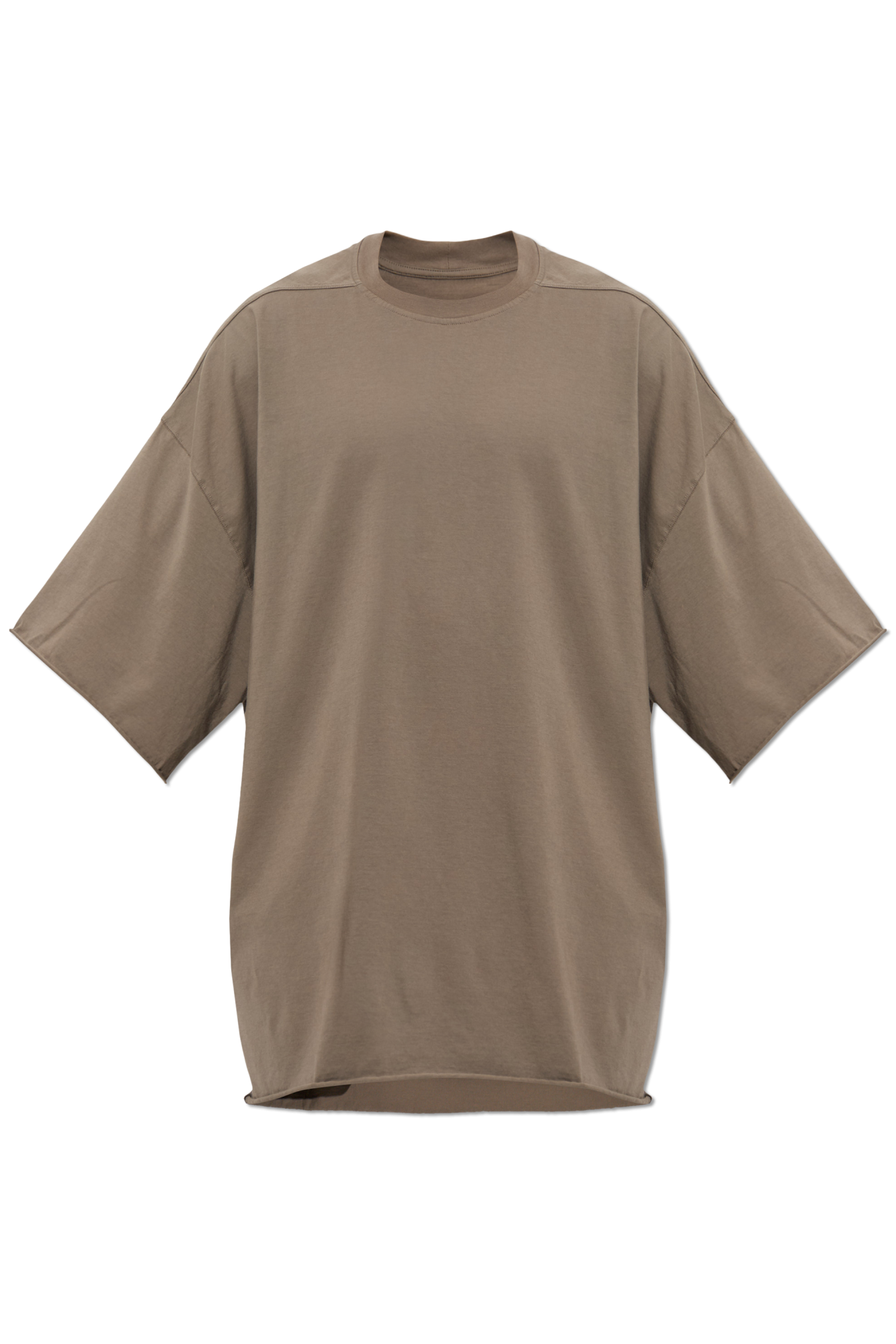 Rick Owens T-shirt Typu ‘oversize’, Mężczyźni, Brązowy
