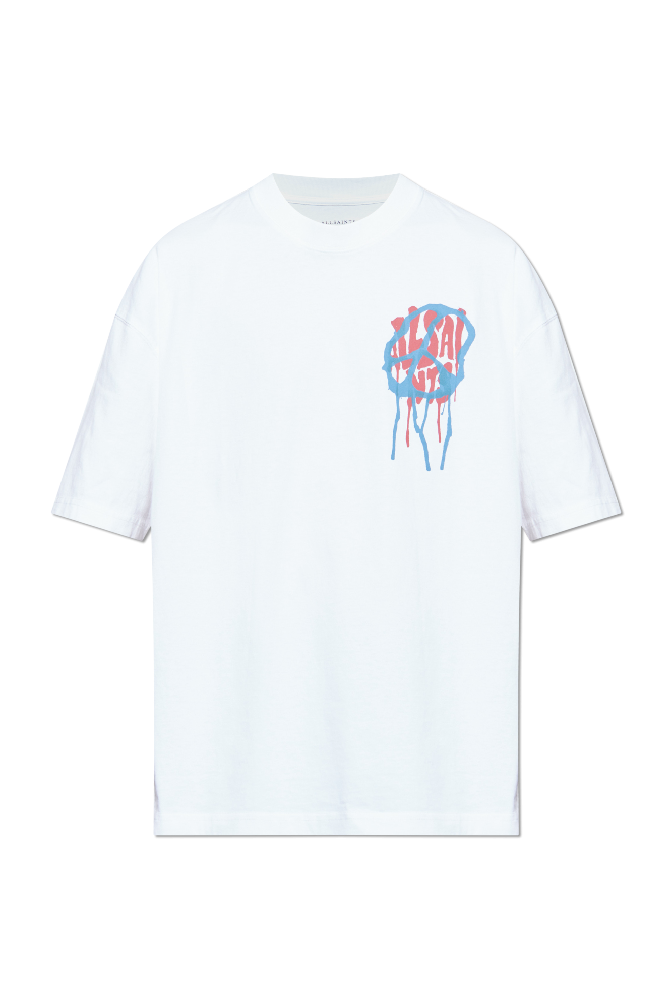 AllSaints T-shirt `Runner`, Mężczyźni, Biały