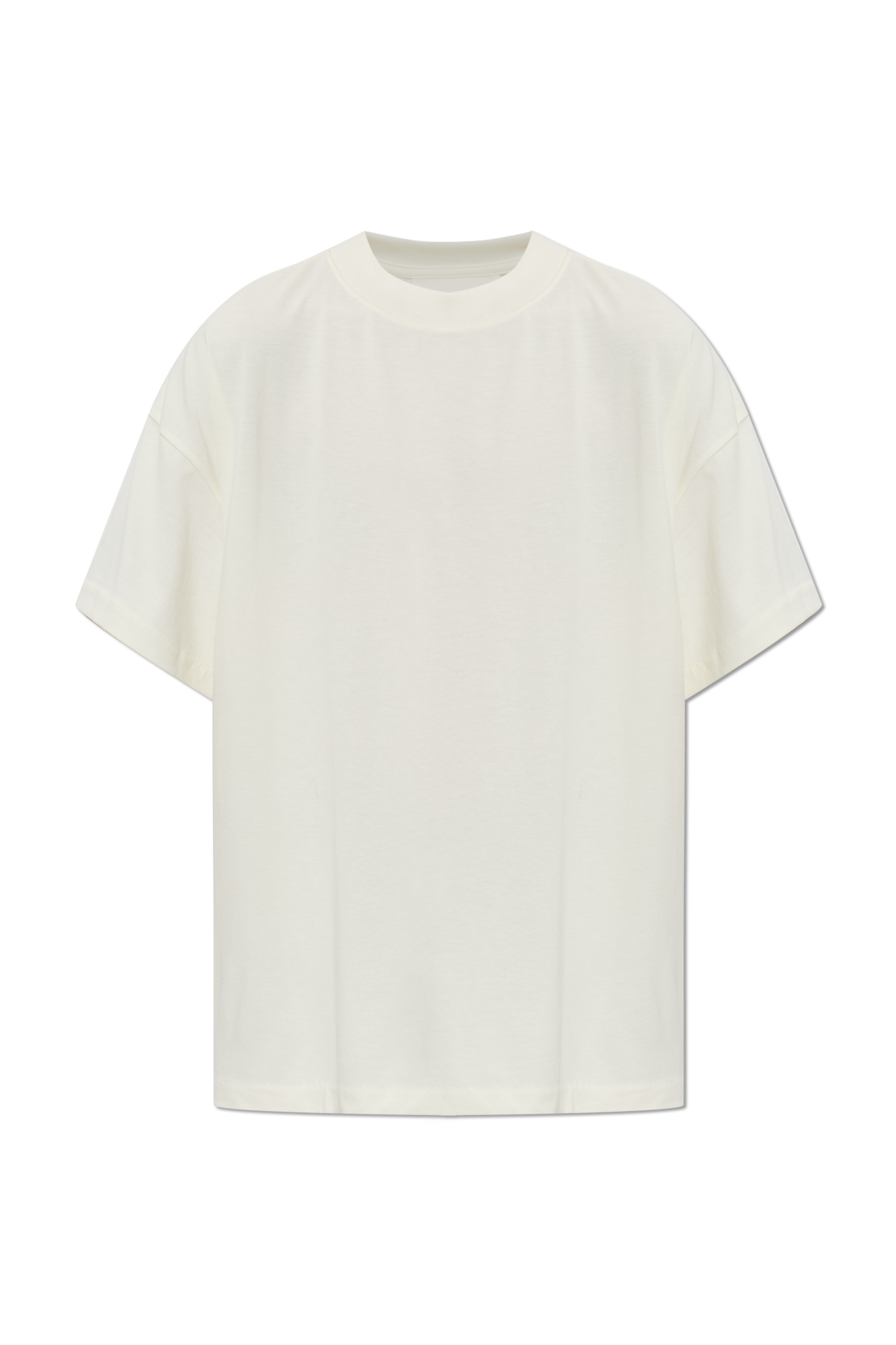 Fear Of God Essentials T-shirt Typu ‘oversize’, Mężczyźni, Kremowy