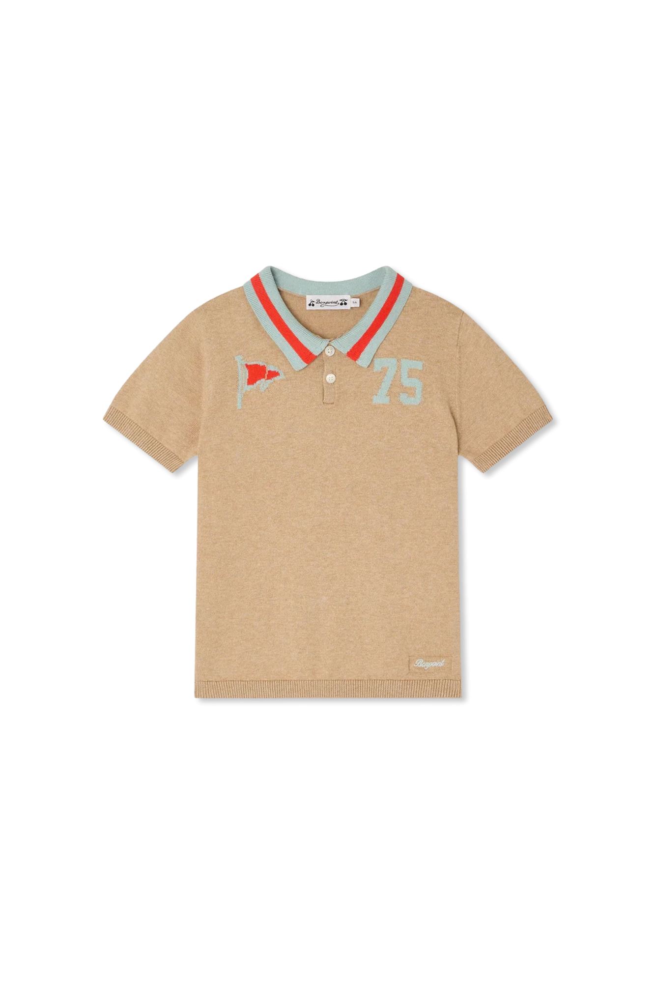 Bonpoint  Polo `Loyal`, Unisex, Beżowy