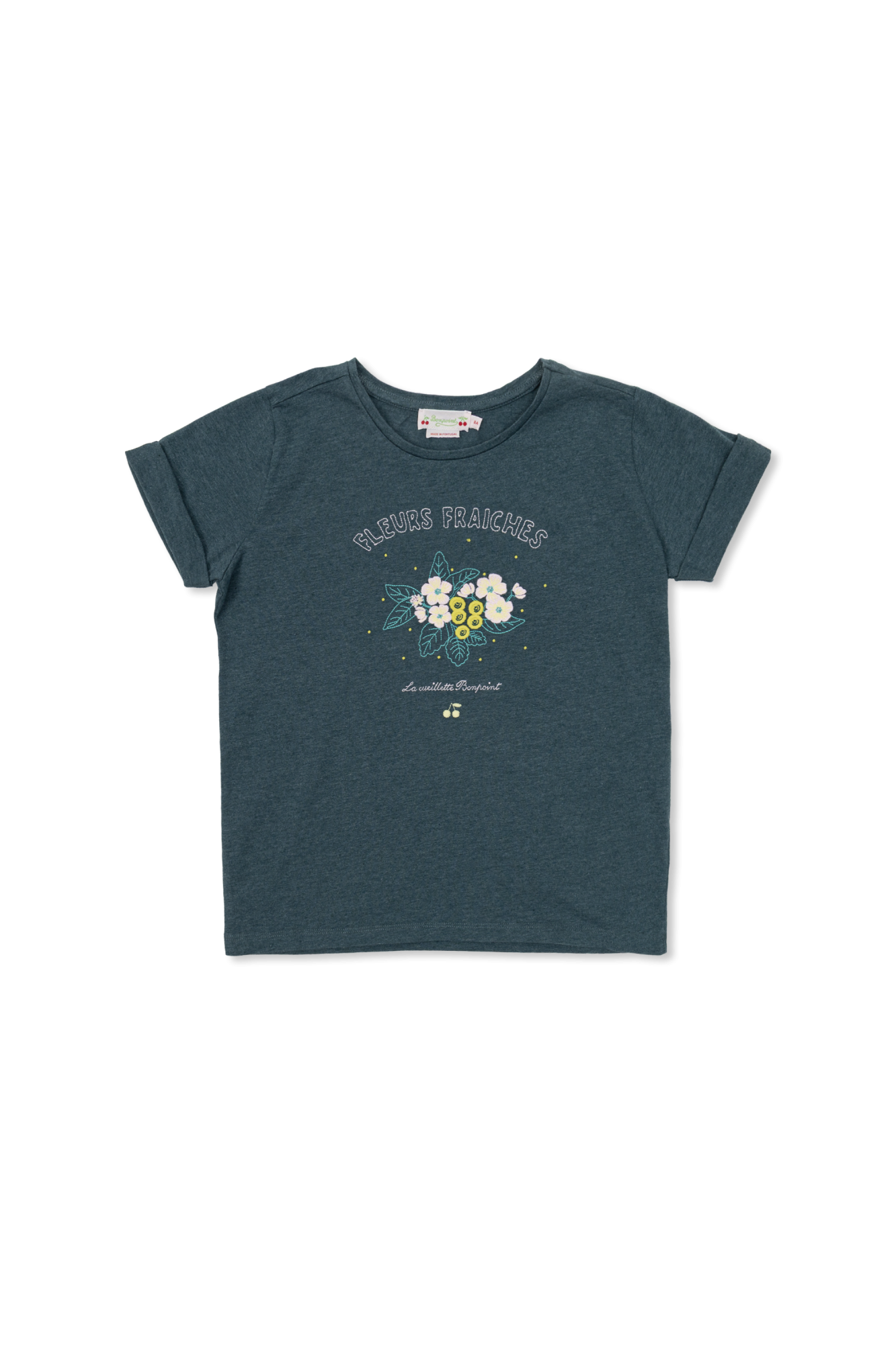 Bonpoint  T-shirt ‘Cyana’, Unisex, Zielony