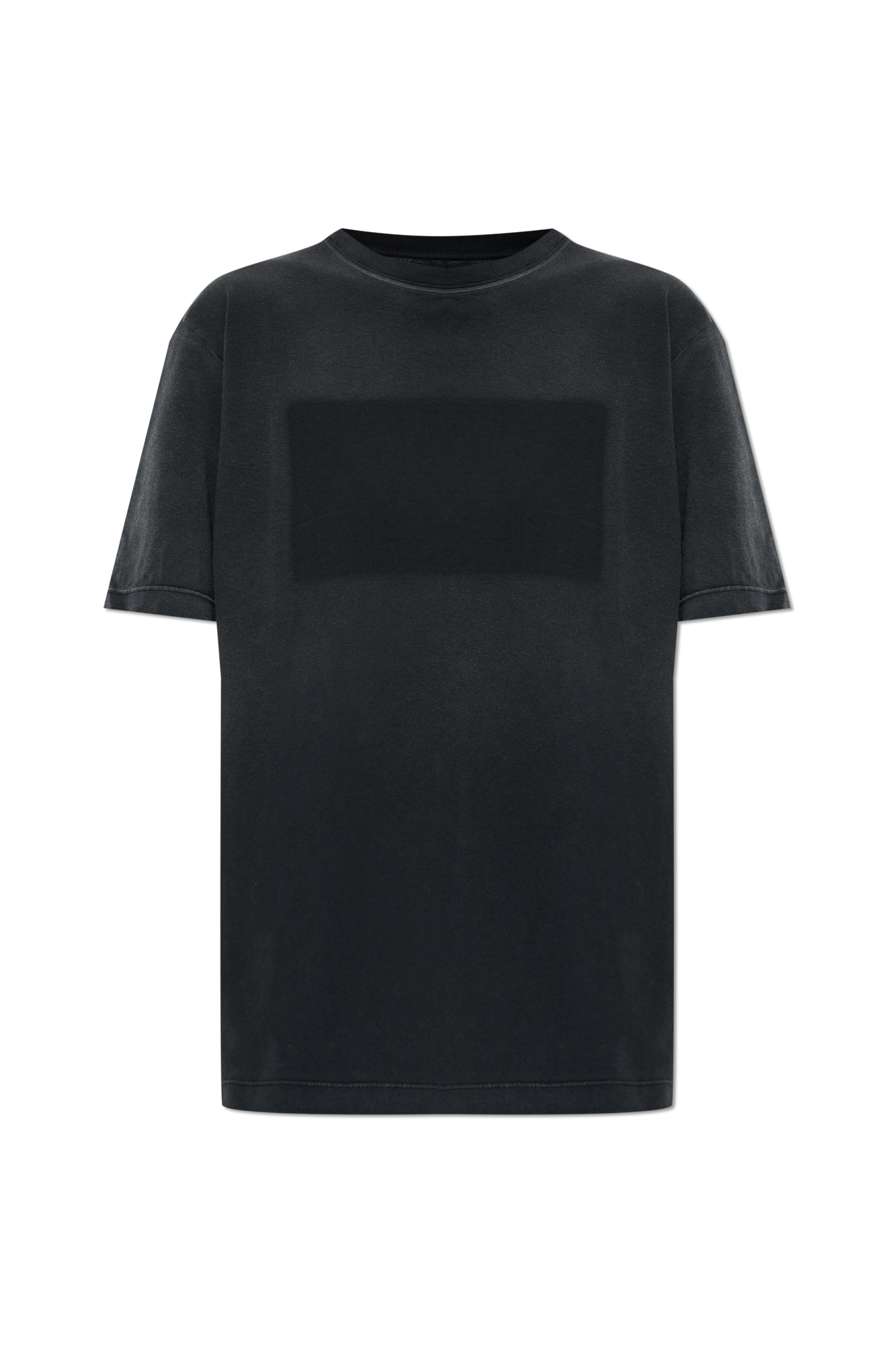 Maison Margiela T-shirt Z Nadrukiem, Kobiety, Czarny