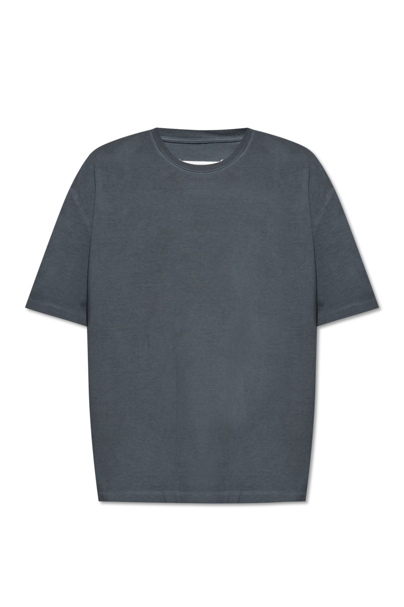 Maison Margiela T-shirt Z Logo, Mężczyźni, Szary