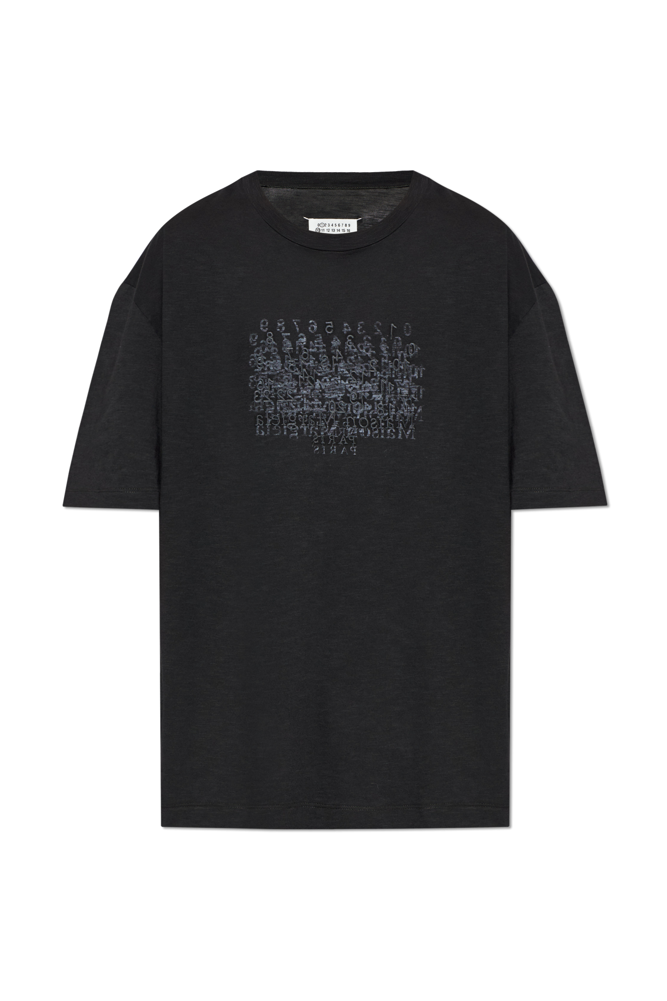 Maison Margiela T-shirt Typu ‘Oversize’, Mężczyźni, Czarny