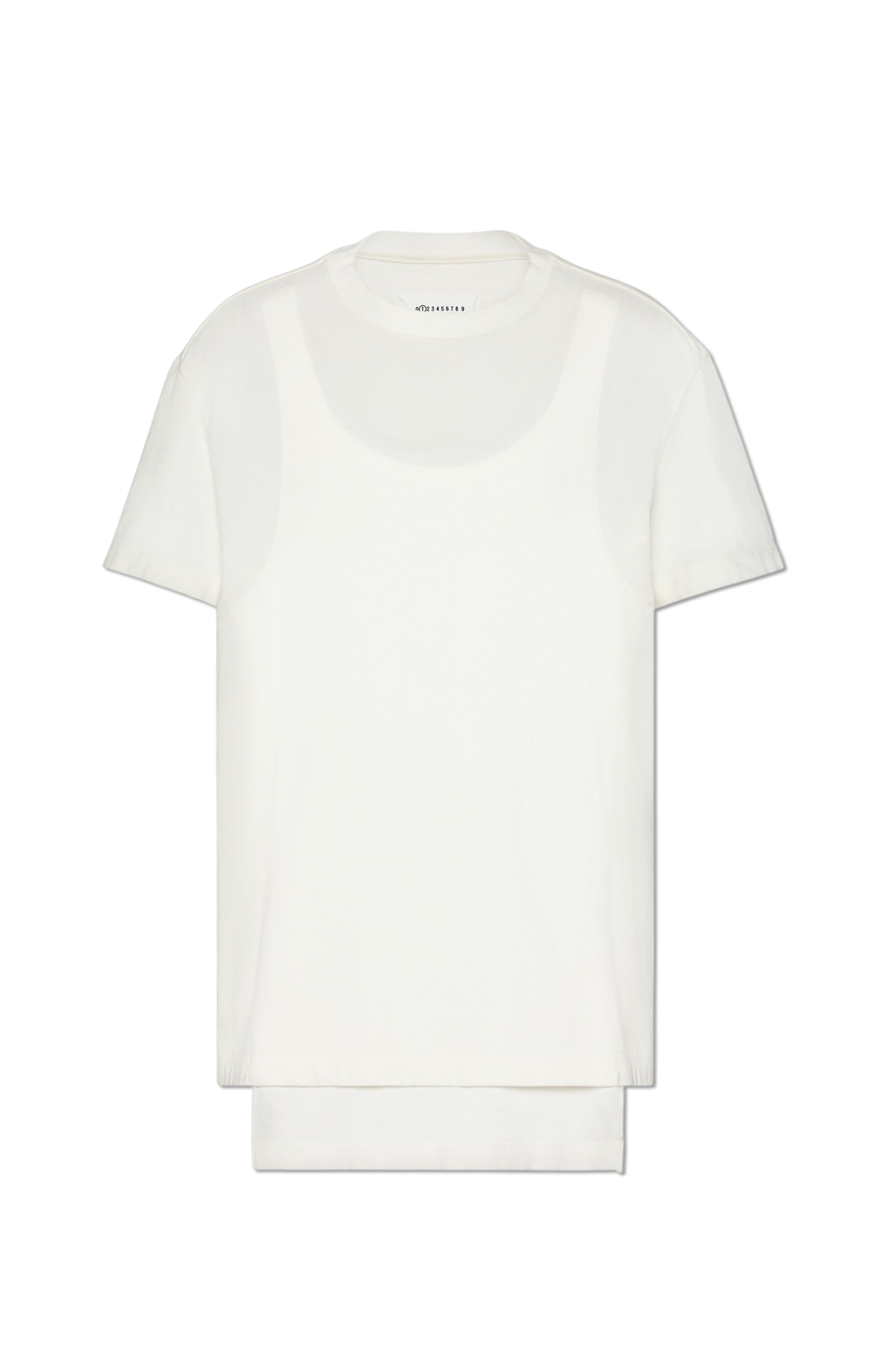 Maison Margiela Bawełniany T-shirt, Kobiety, Biały