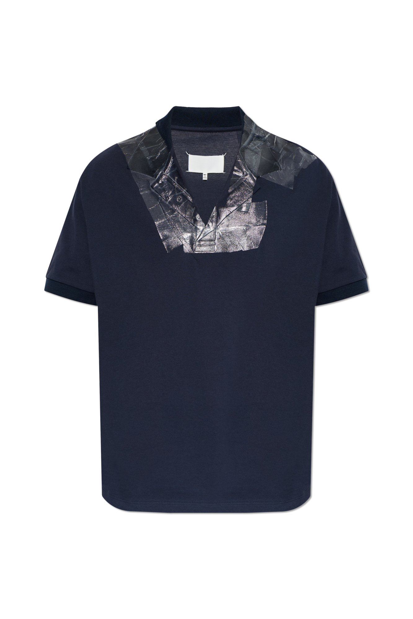 Maison Margiela Polo, Mężczyźni, Granatowy