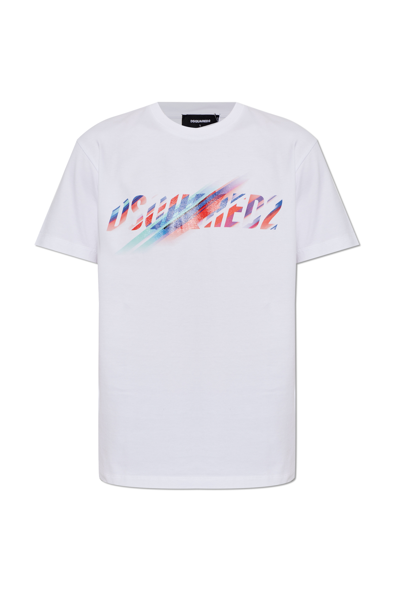 Dsquared2 T-shirt Z Logo, Mężczyźni, Biały