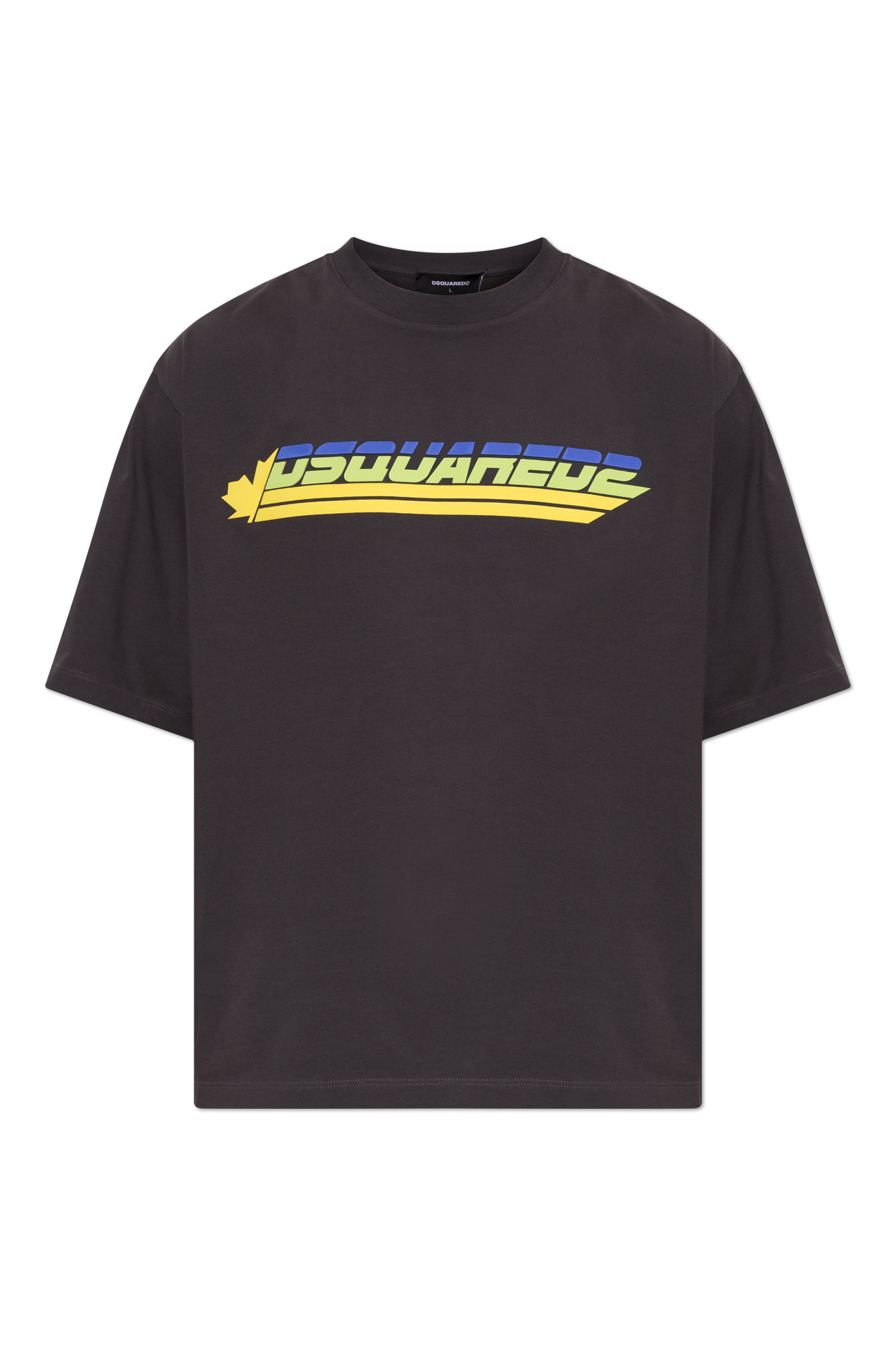 Dsquared2 T-shirt Z Logo, Mężczyźni, Szary