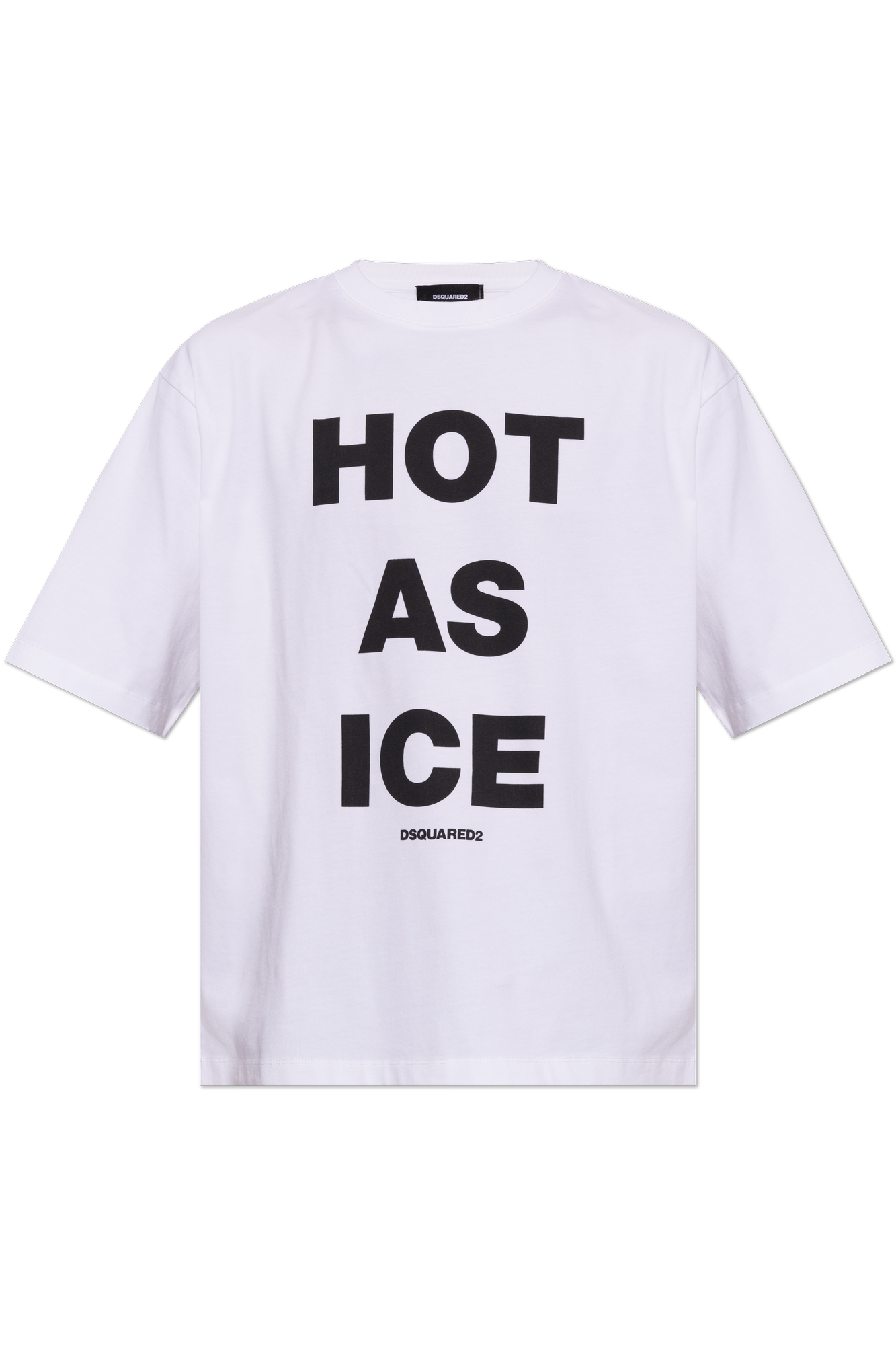 Dsquared2 T-shirt Z Nadrukiem, Mężczyźni, Biały