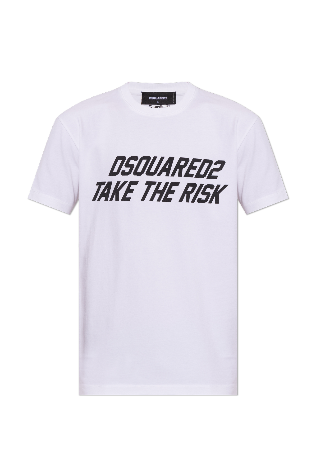 Dsquared2 T-shirt Z Logo, Mężczyźni, Biały