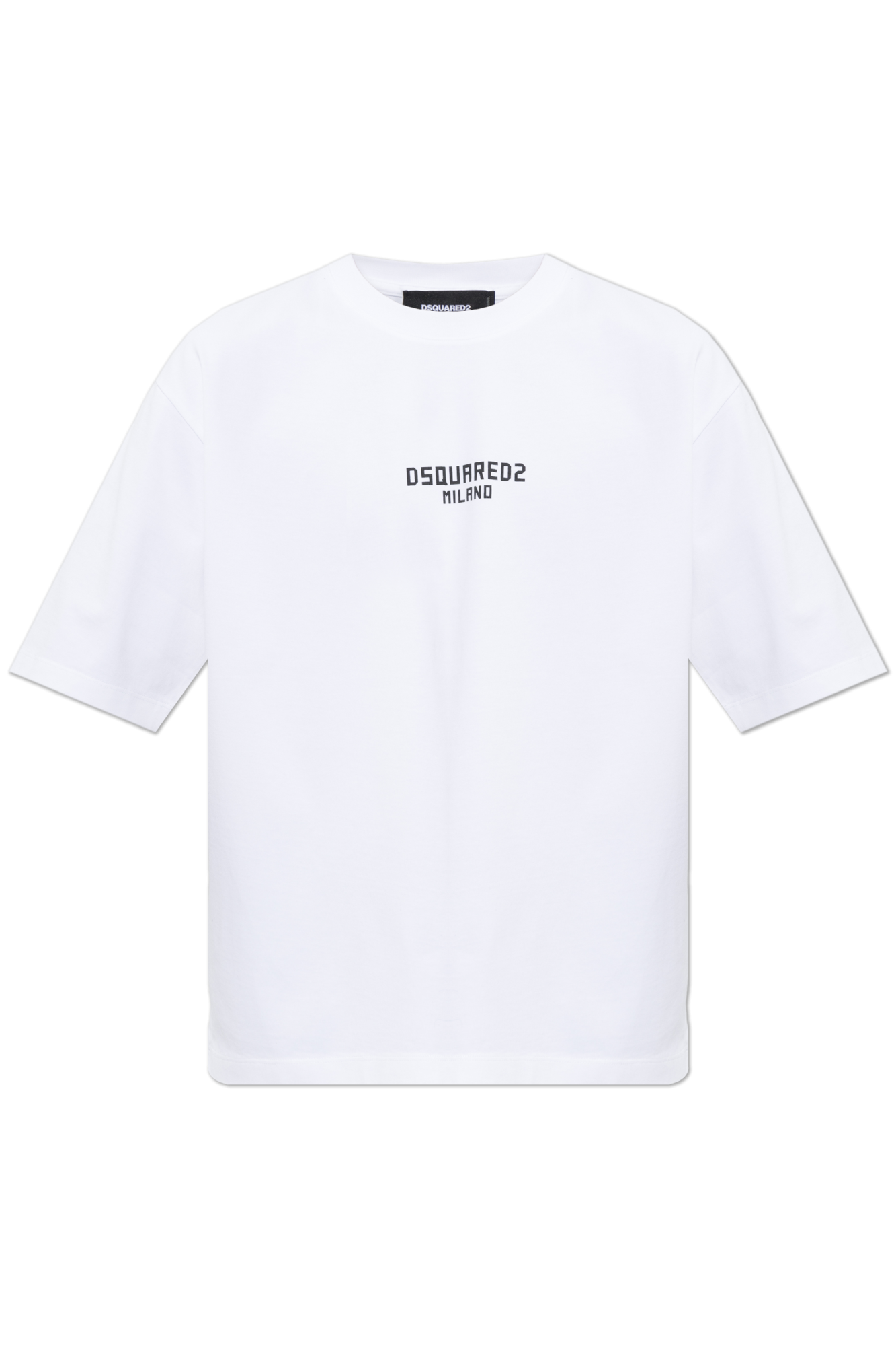 Dsquared2 T-shirt Z Logo, Mężczyźni, Biały