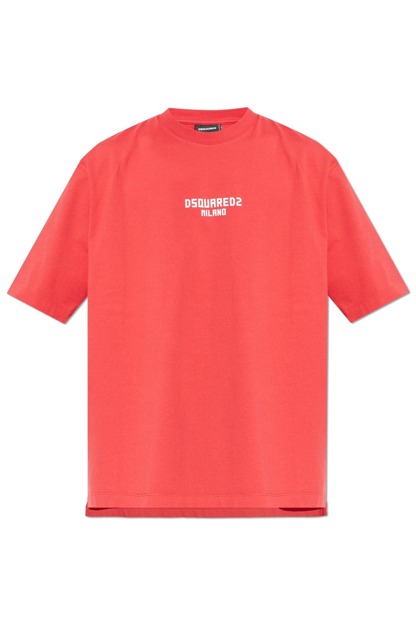 Dsquared2 T-shirt Z Logo, Mężczyźni, Czerwony