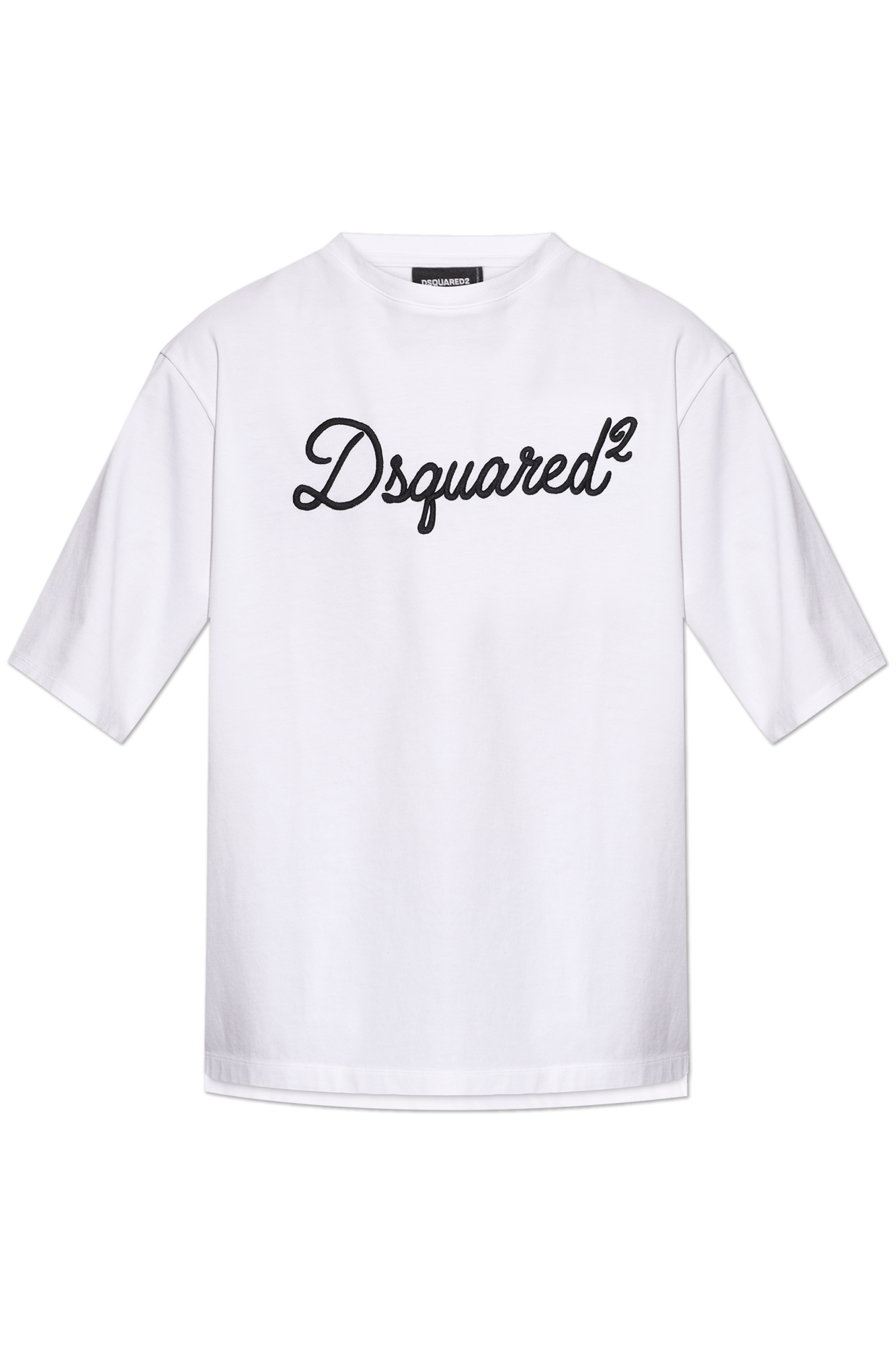 Dsquared2 T-shirt Z Logo, Mężczyźni, Biały