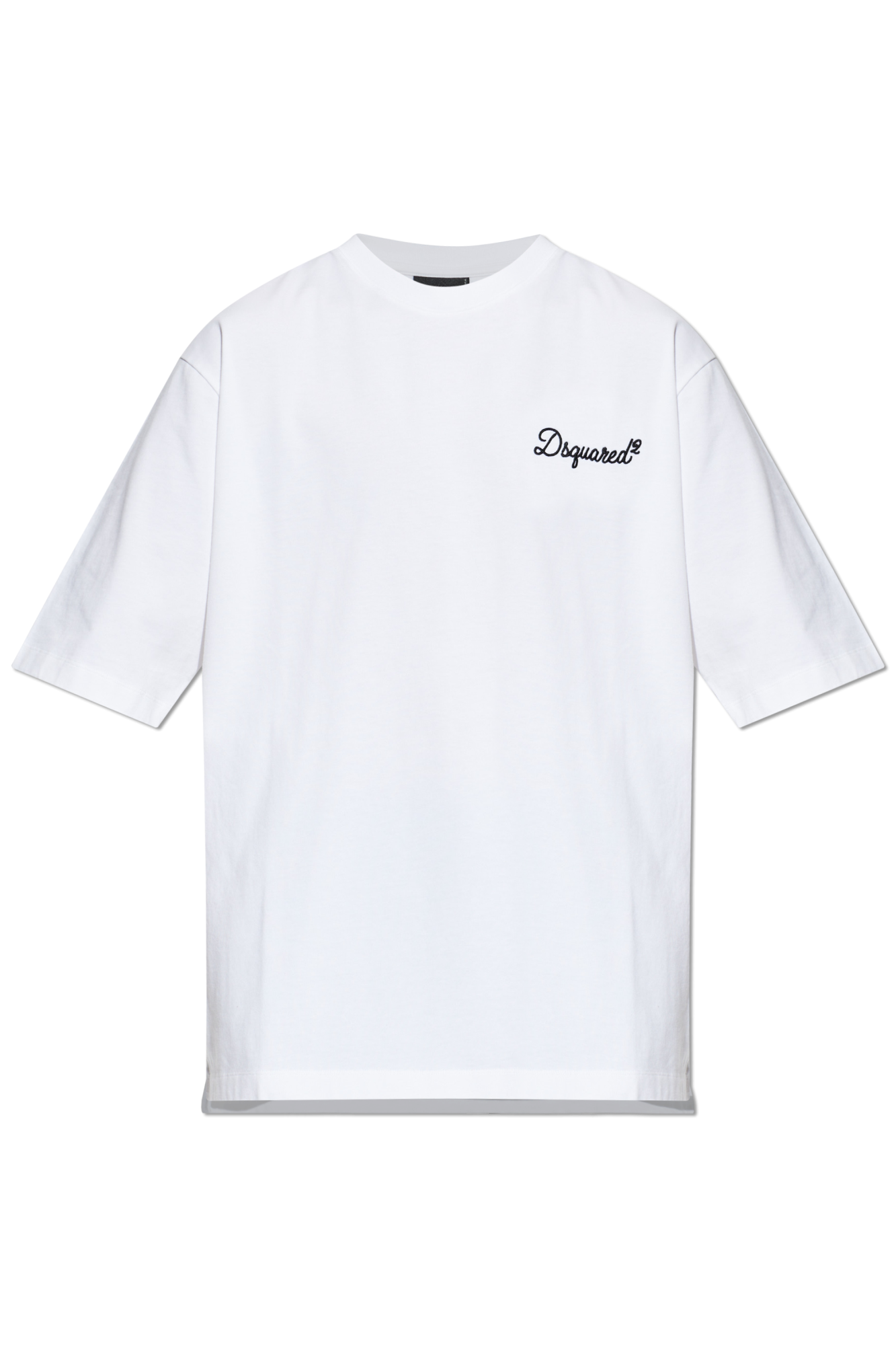Dsquared2 T-shirt Z Logo, Mężczyźni, Biały