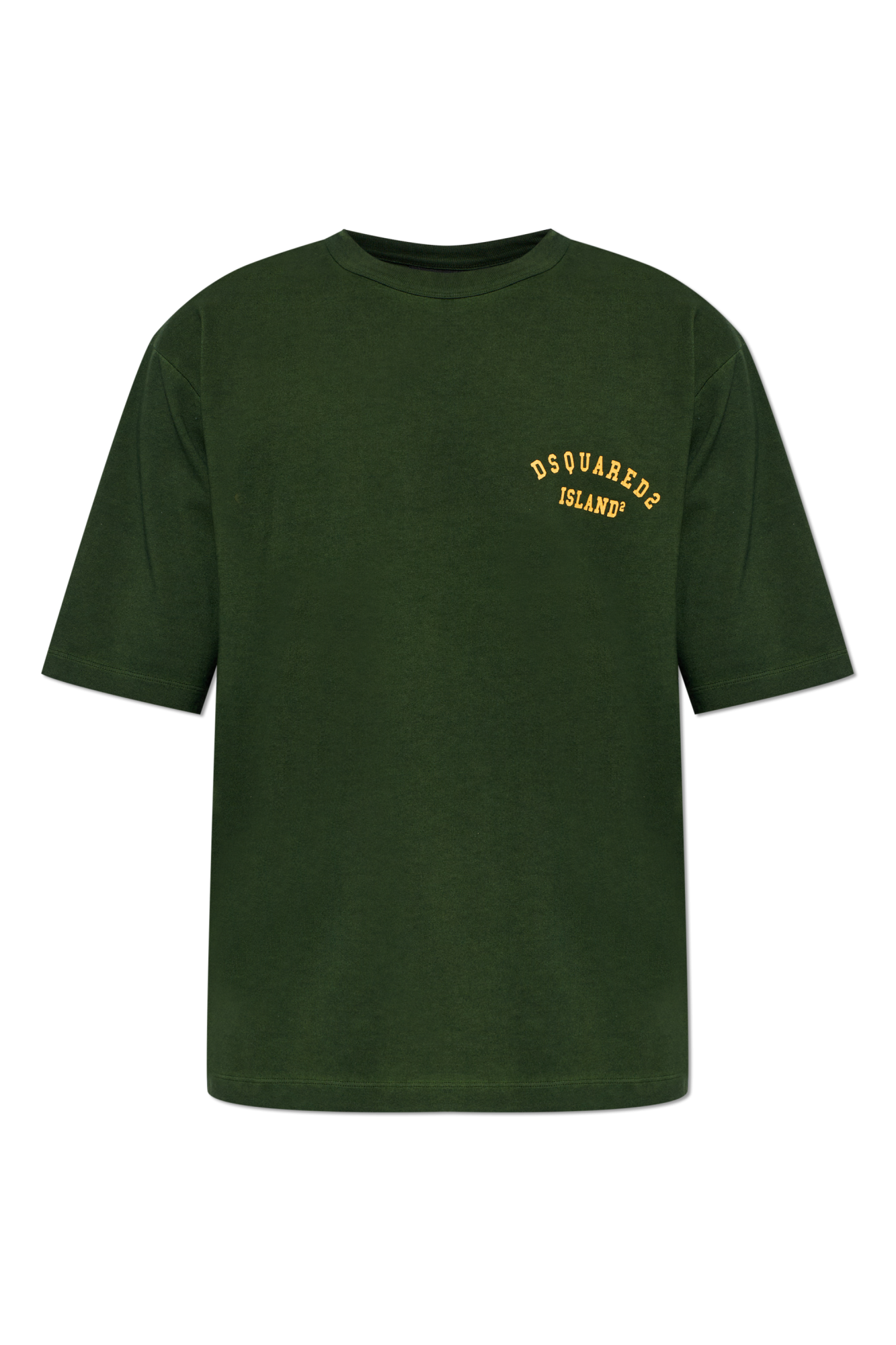 Dsquared2 T-shirt Z Logo, Mężczyźni, Zielony