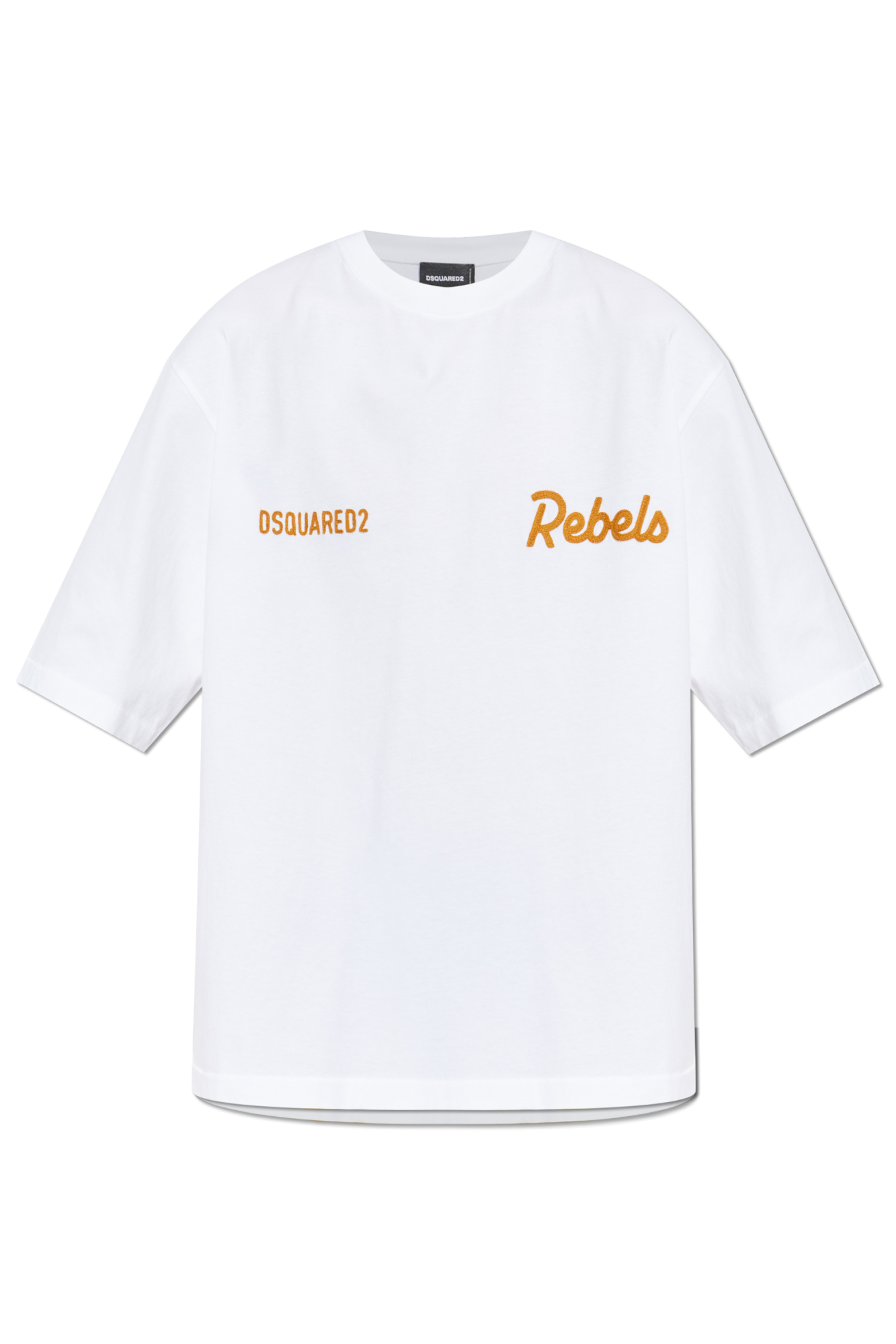 Dsquared2 T-shirt Z Logo, Mężczyźni, Biały