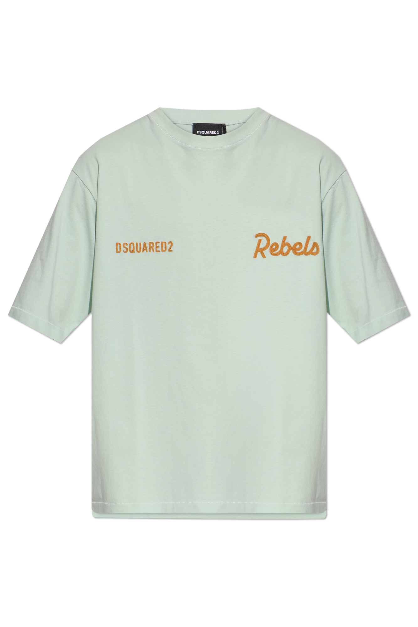 Dsquared2 T-shirt Z Logo, Mężczyźni, Zielony