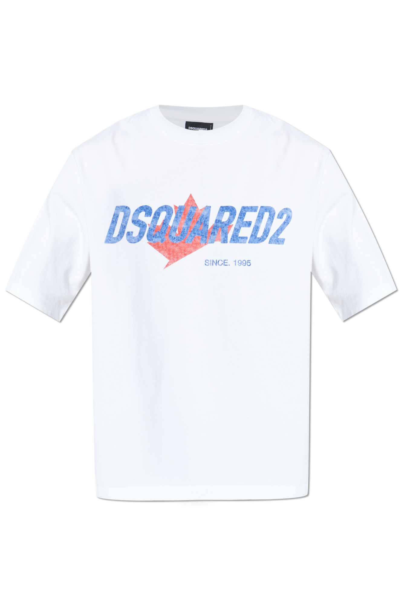Dsquared2 T-shirt Z Nadrukowanym Logo, Mężczyźni, Biały