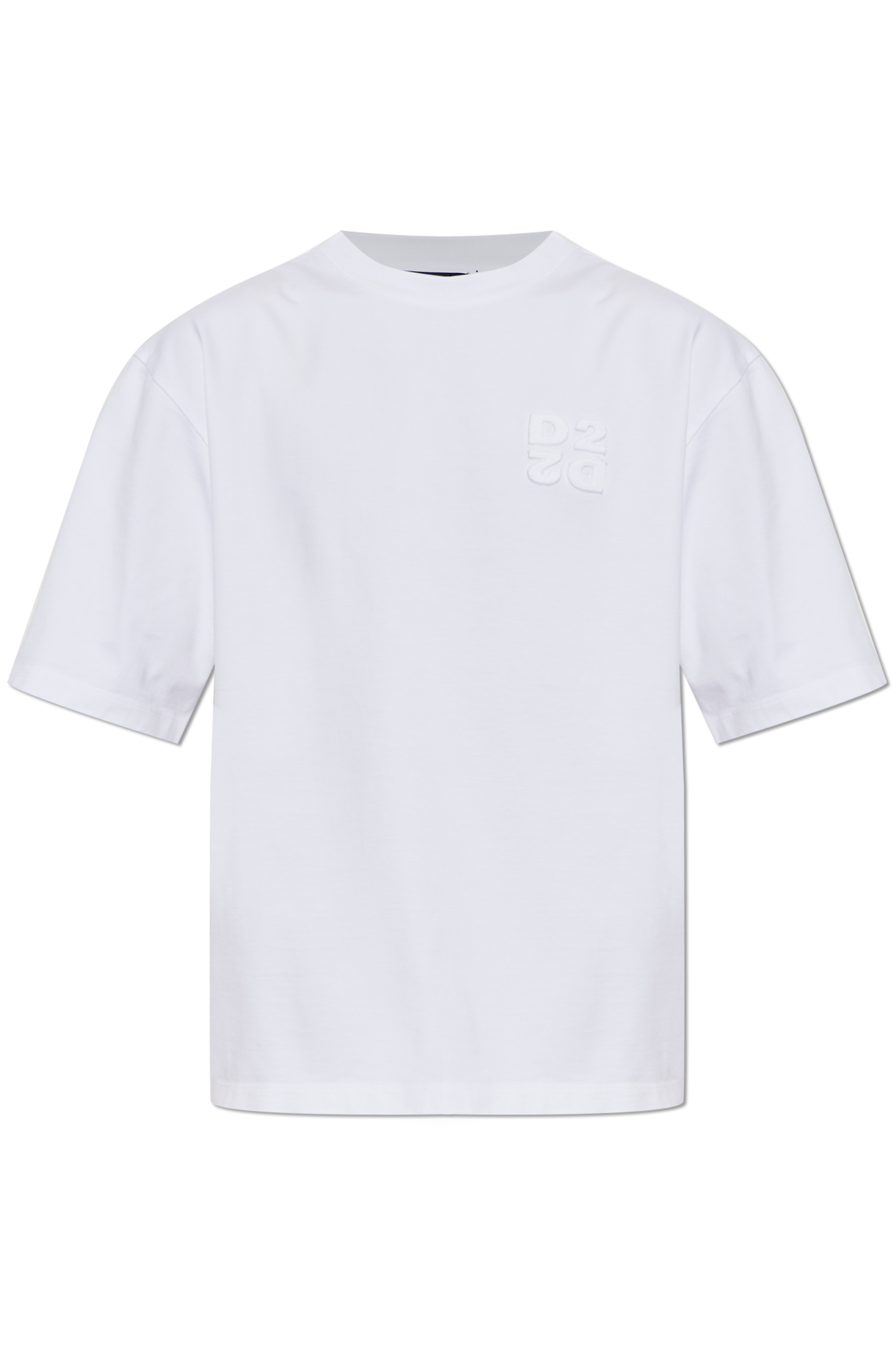 Dsquared2 T-shirt Z Logo, Mężczyźni, Biały