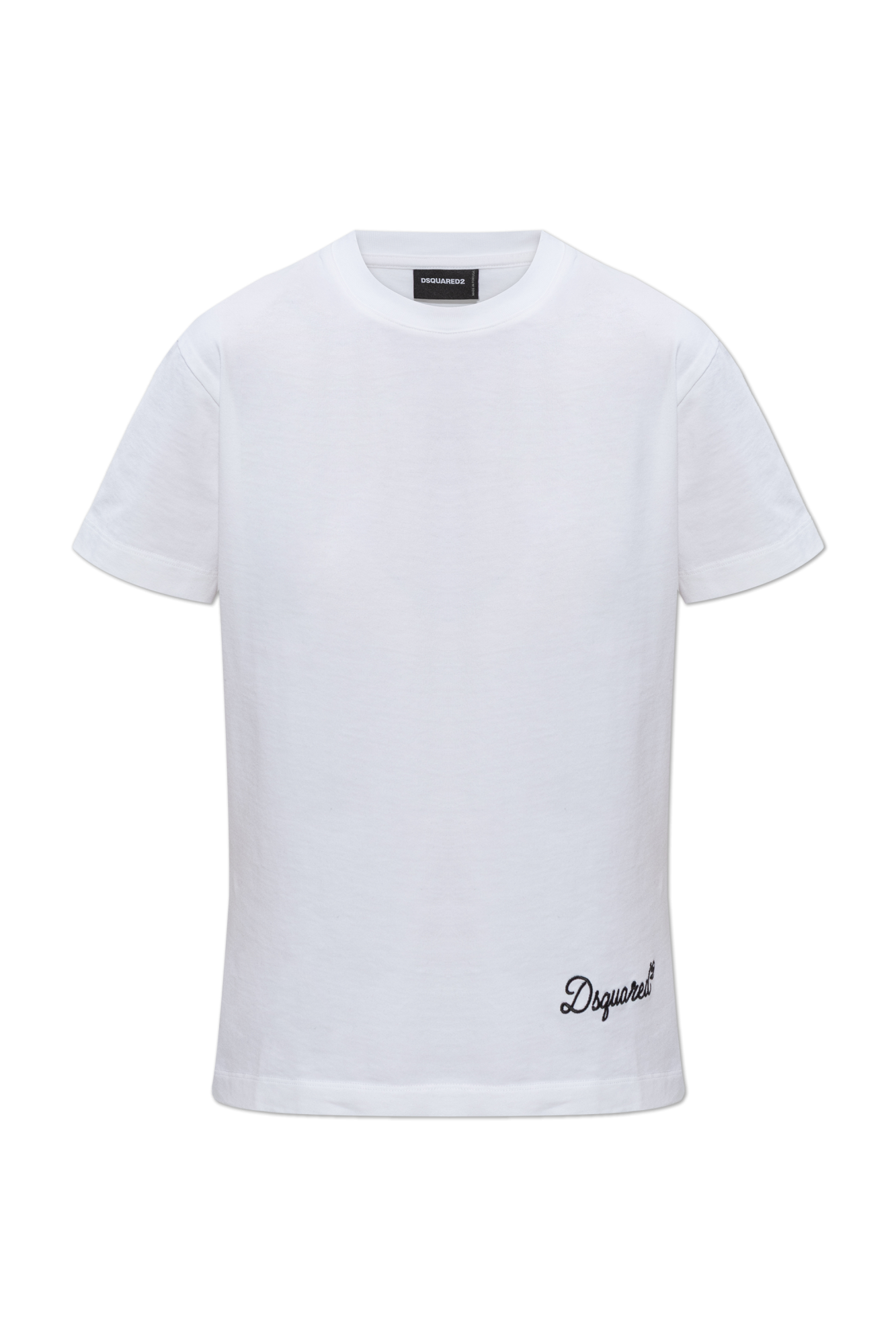 Dsquared2 T-shirt Z Logo, Kobiety, Biały