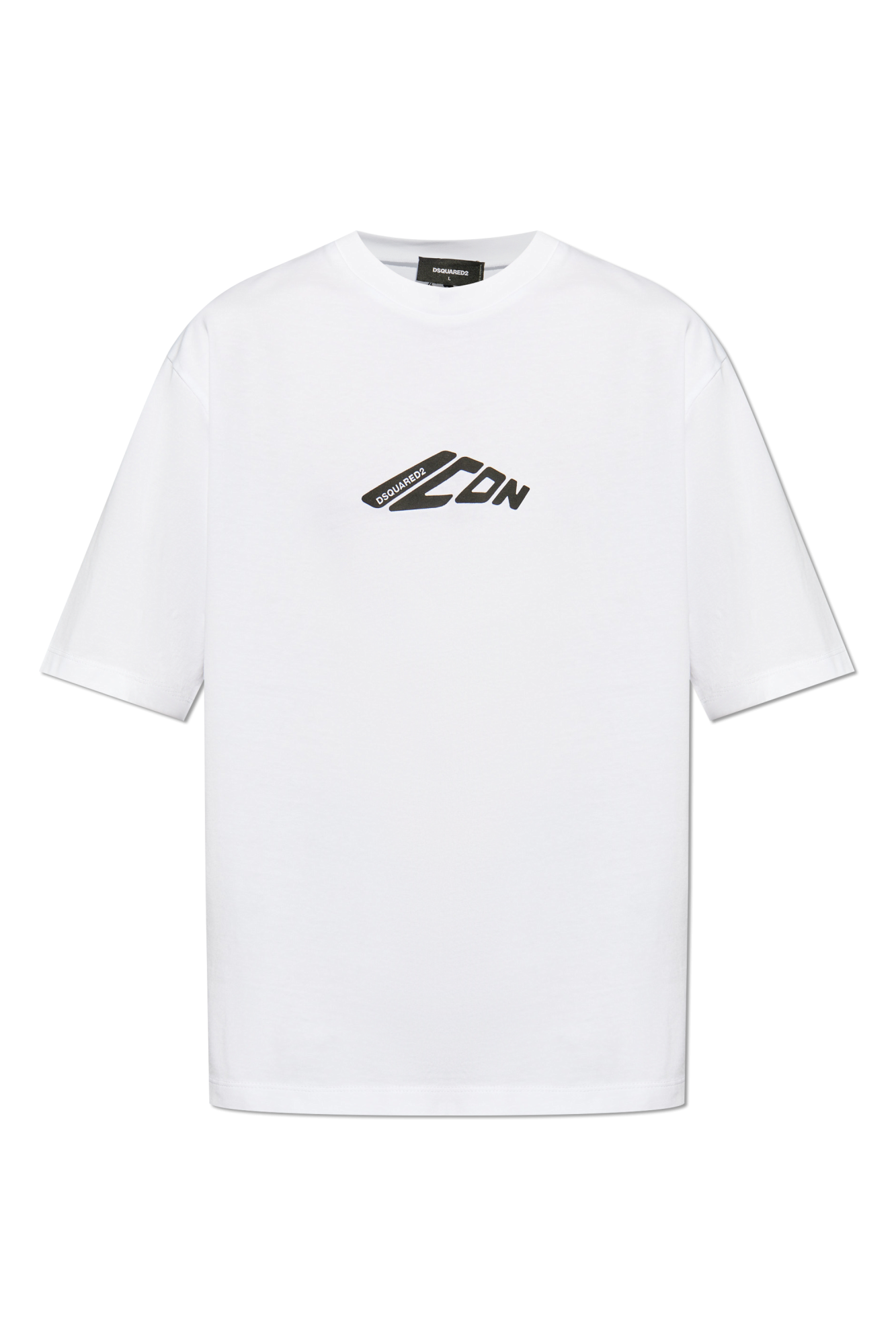 Dsquared2 T-shirt Z Logo, Mężczyźni, Biały