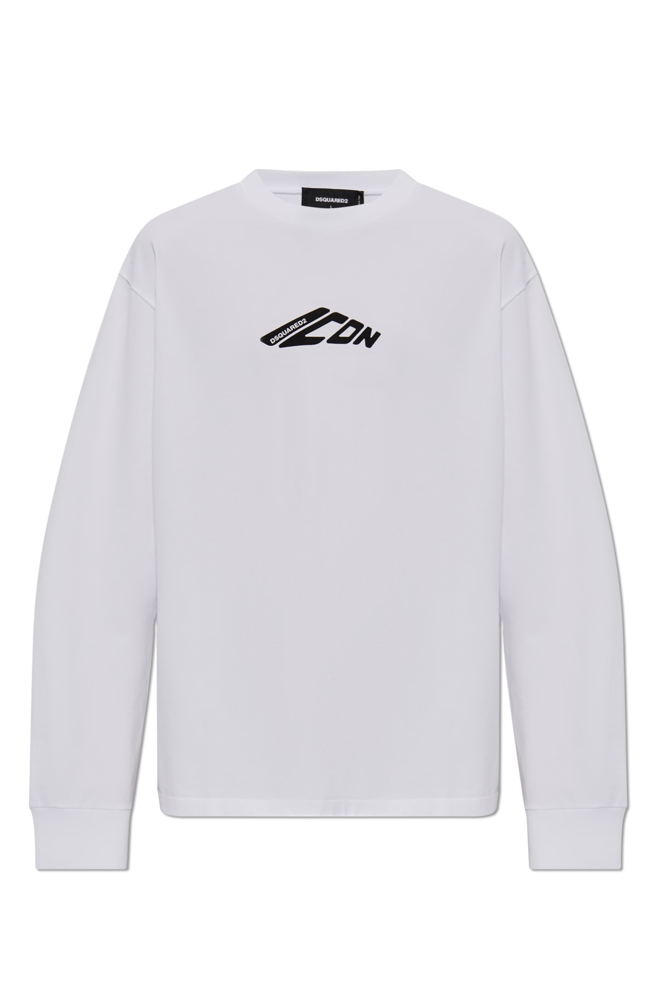 Dsquared2 T-shirt Z Długimi Rękawami, Mężczyźni, Biały