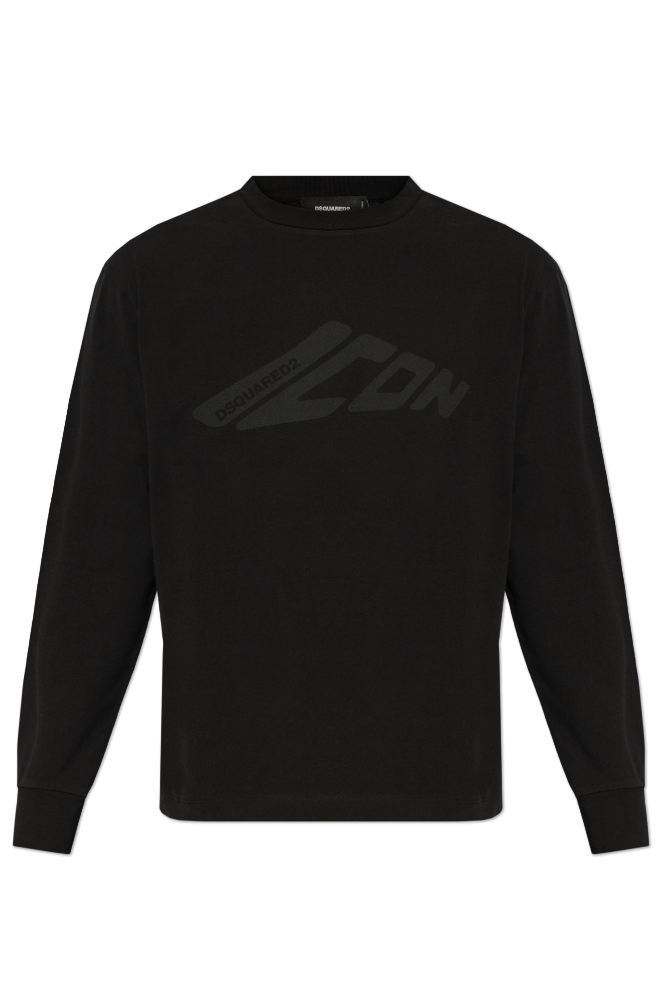 Dsquared2 T-shirt Z Logo, Mężczyźni, Czarny