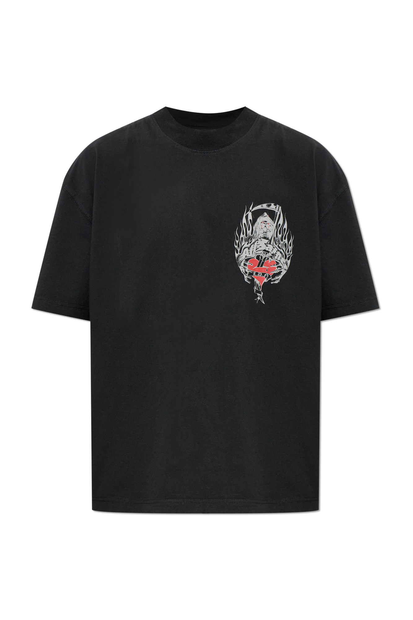 AllSaints T-shirt `Scimitar`, Mężczyźni, Czarny