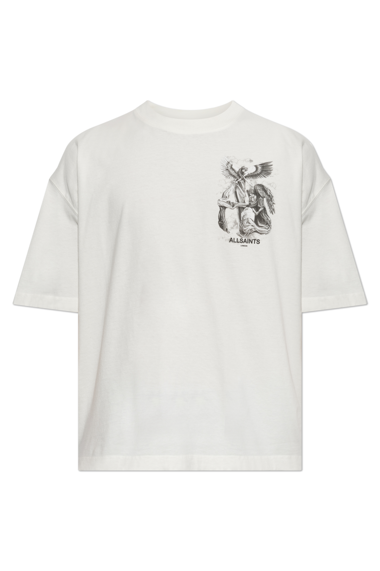 AllSaints T-shirt ‘Seraph’, Mężczyźni, Biały