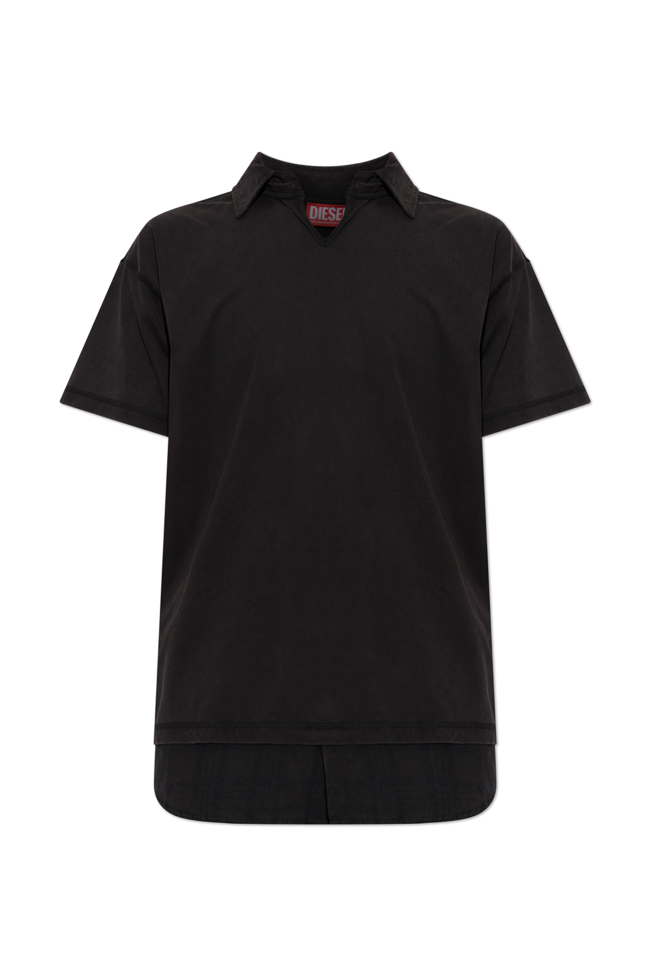 Diesel Polo ‘T-ANSEL’, Mężczyźni, Czarny