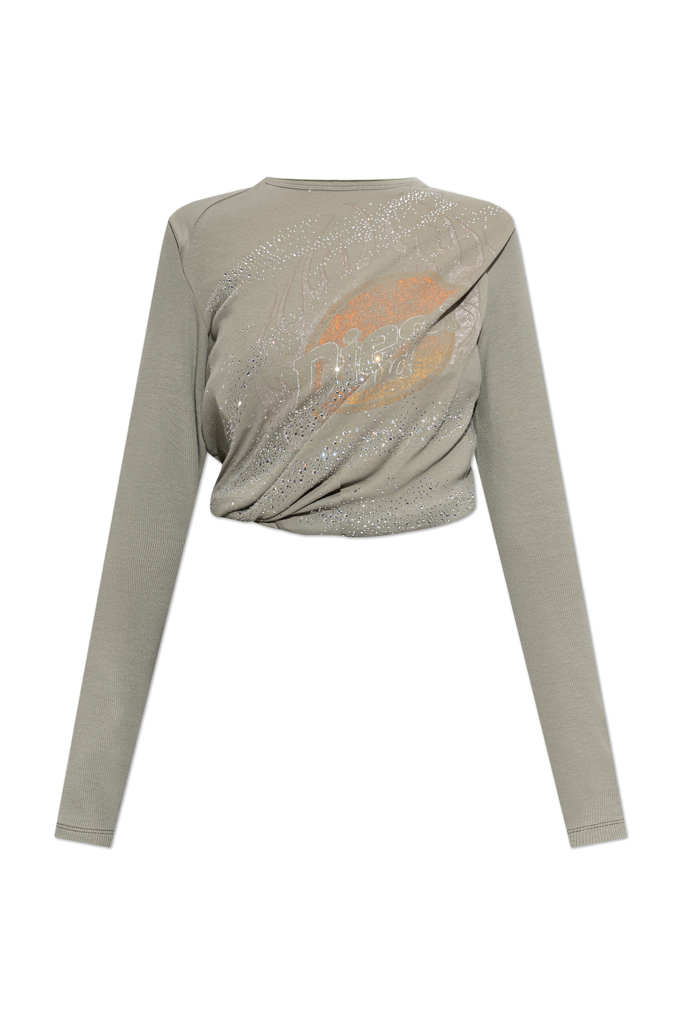 Diesel Top ‘T-ASAY’, Kobiety, Zielony