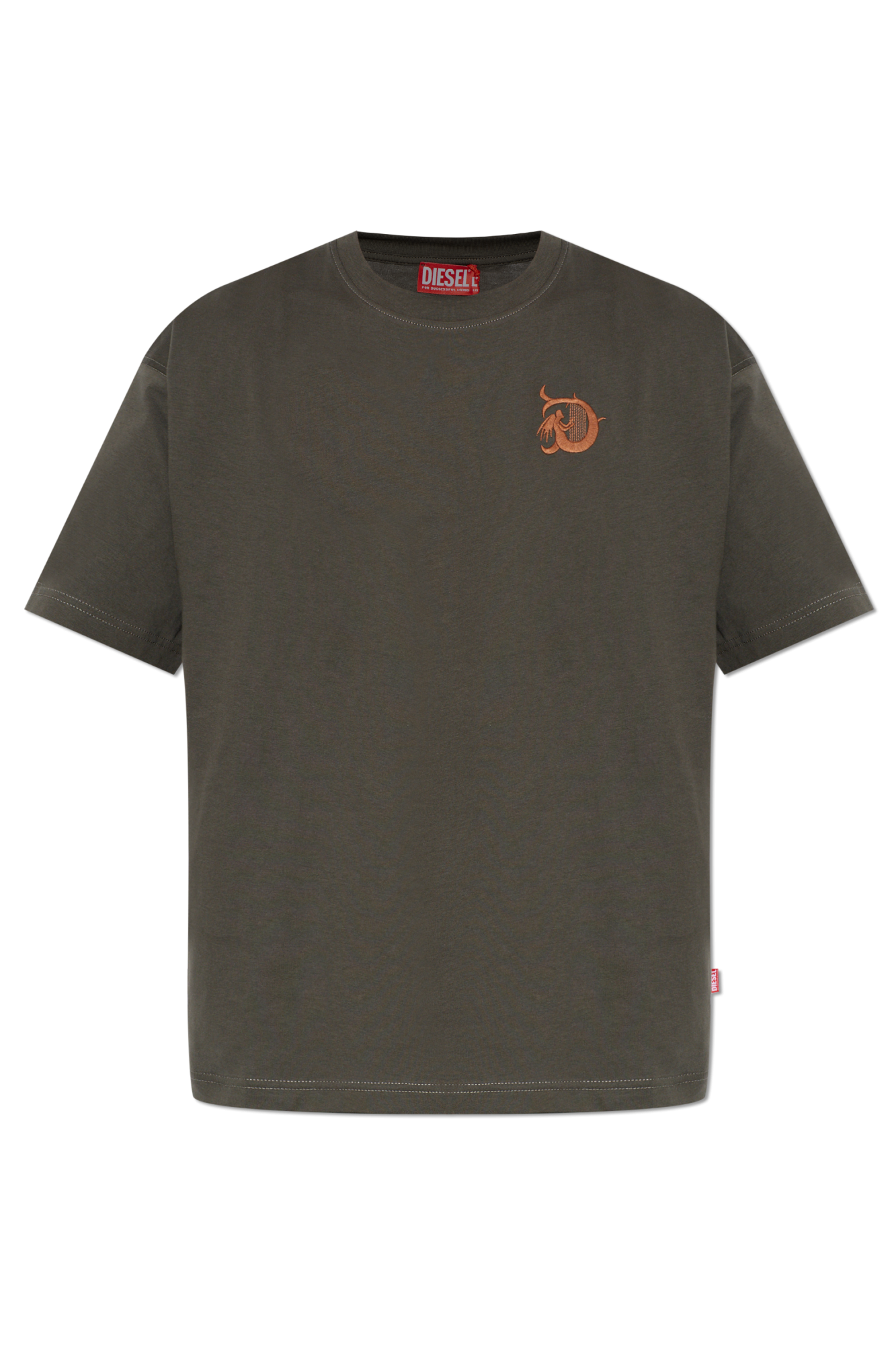 Diesel T-shirt `T-BOXT-AA11`, Mężczyźni, Brązowy