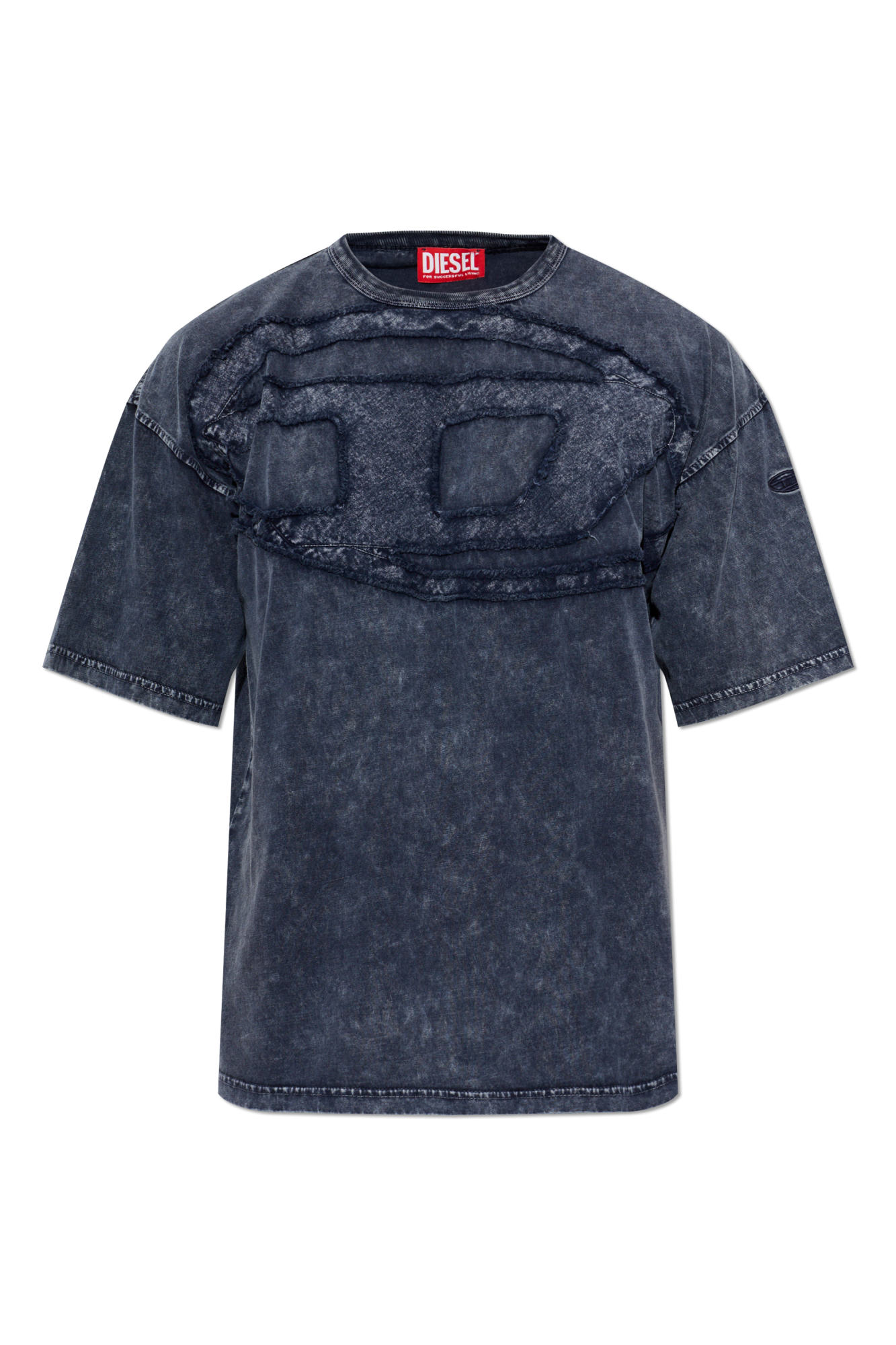 Diesel T-shirt ‘T-BOXT-DEN’, Mężczyźni, Granatowy