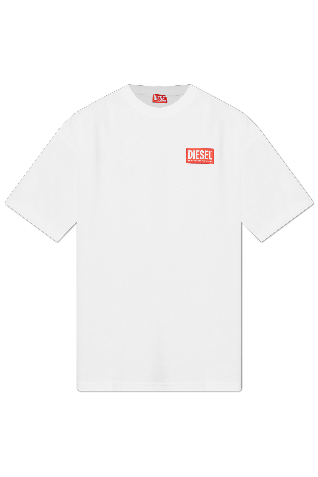 Diesel T-shirt `T-BOXT-LAB A14947`, Mężczyźni, Biały