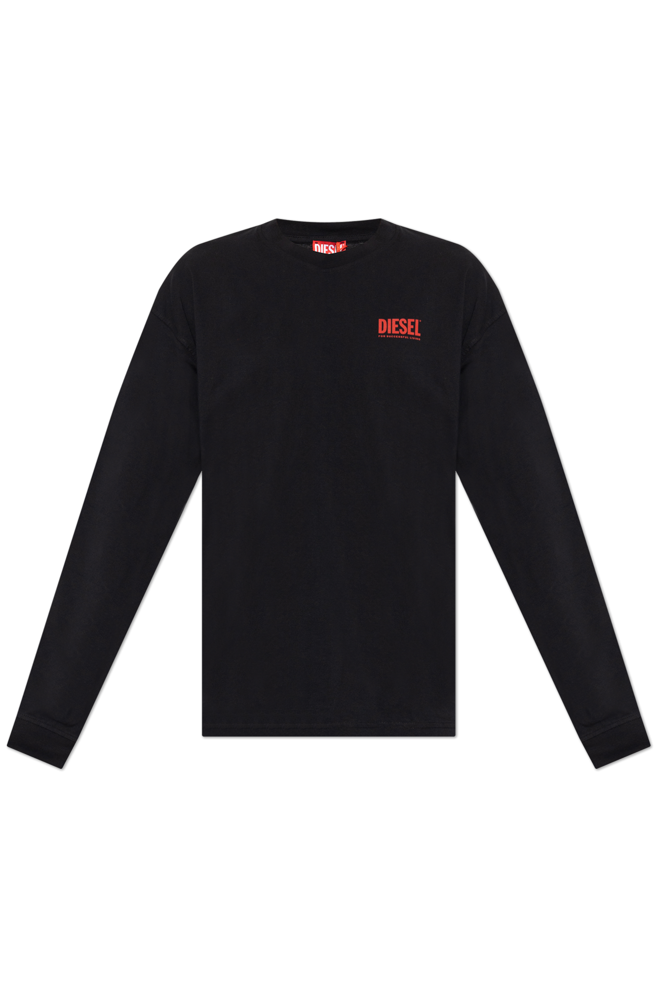 Diesel T-shirt `T-BOXT-LS-BISK`, Mężczyźni, Czarny