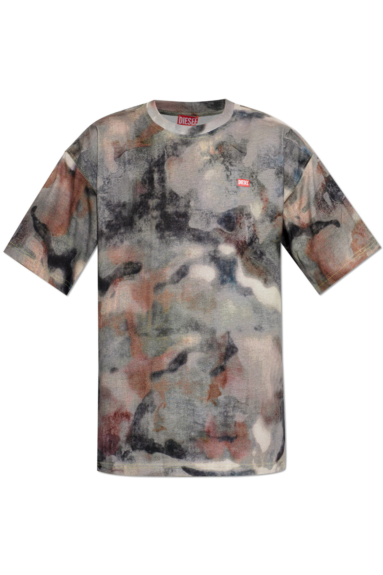 Diesel T-shirt ‘T-BOXT-V7’, Mężczyźni, Szary