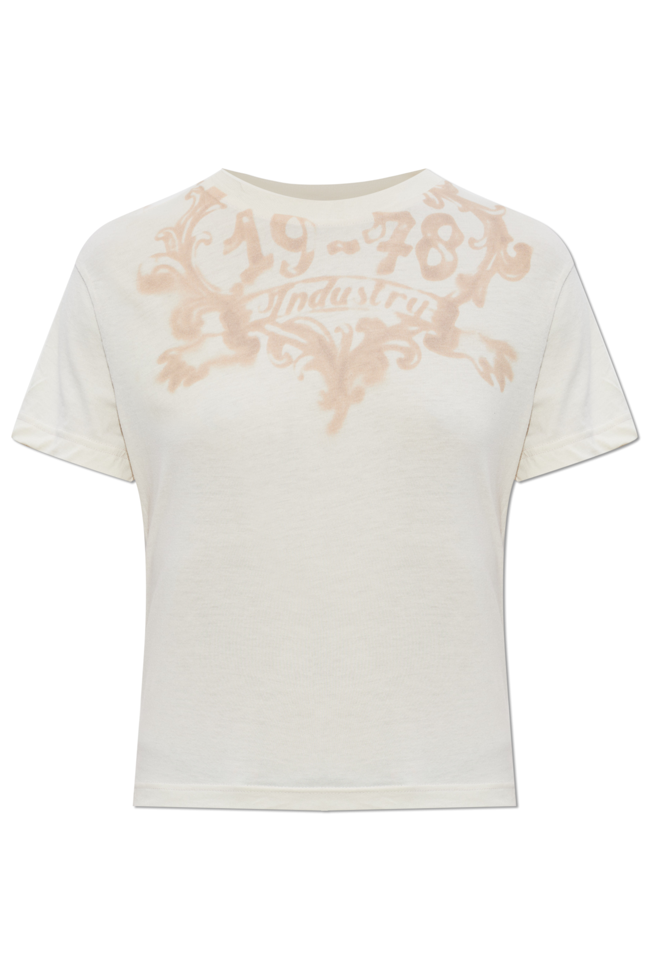 Diesel T-shirt `T-ILA-AA5`, Kobiety, Kremowy
